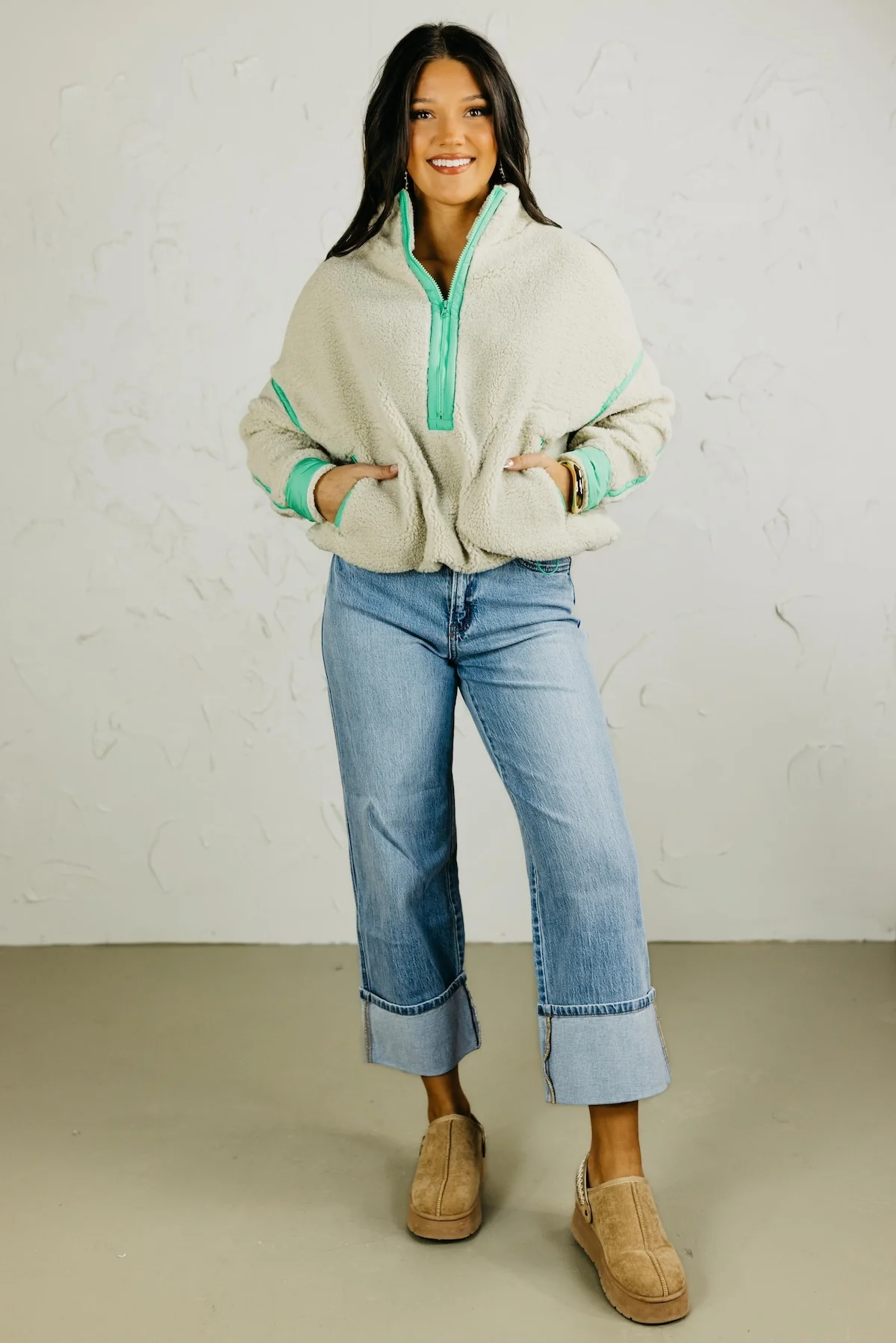 The Angel Fleece Zipper Pullover - Image 2