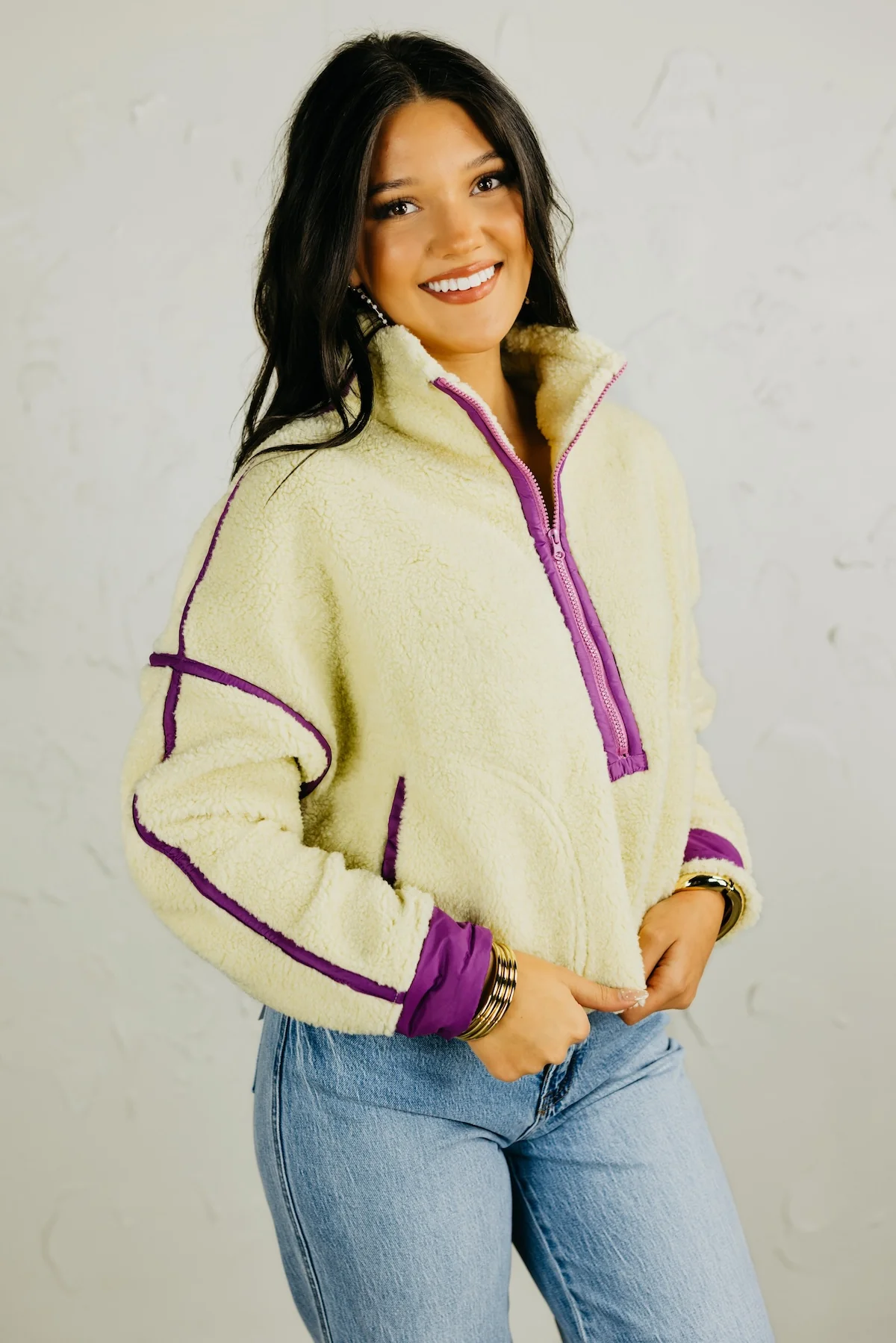 The Angel Fleece Zipper Pullover - Image 3