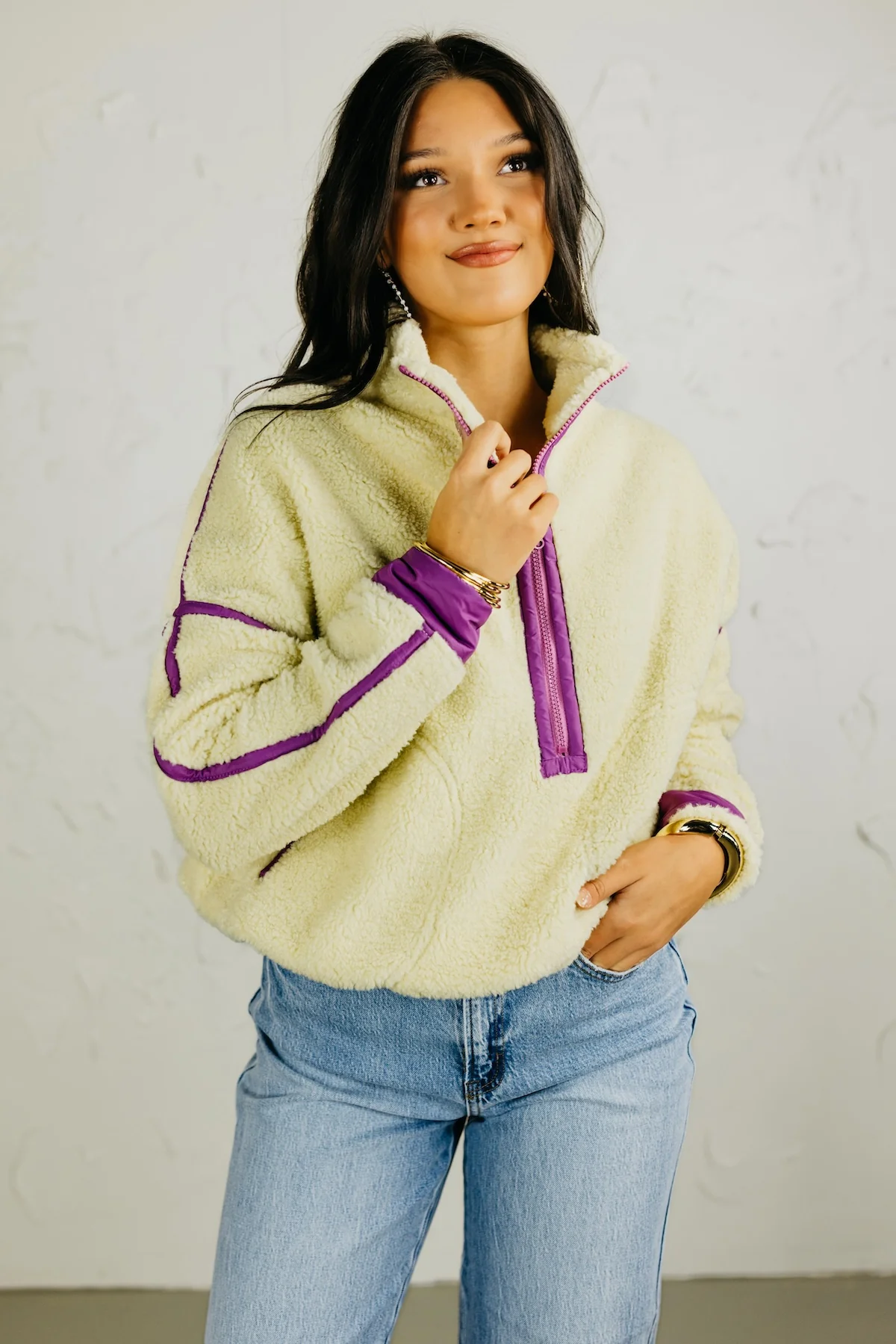 The Angel Fleece Zipper Pullover - Image 4