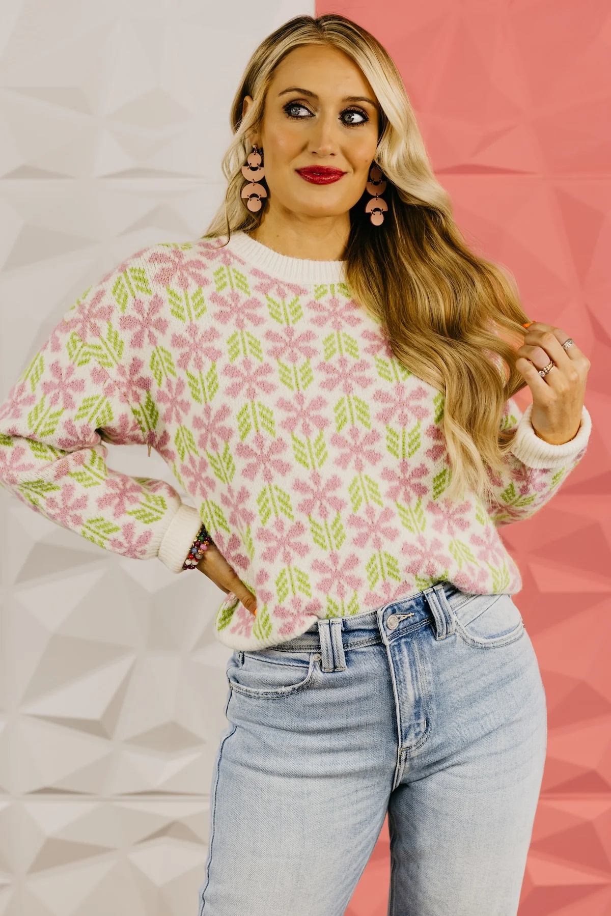 The Angelina Floral Sweater - Image 4