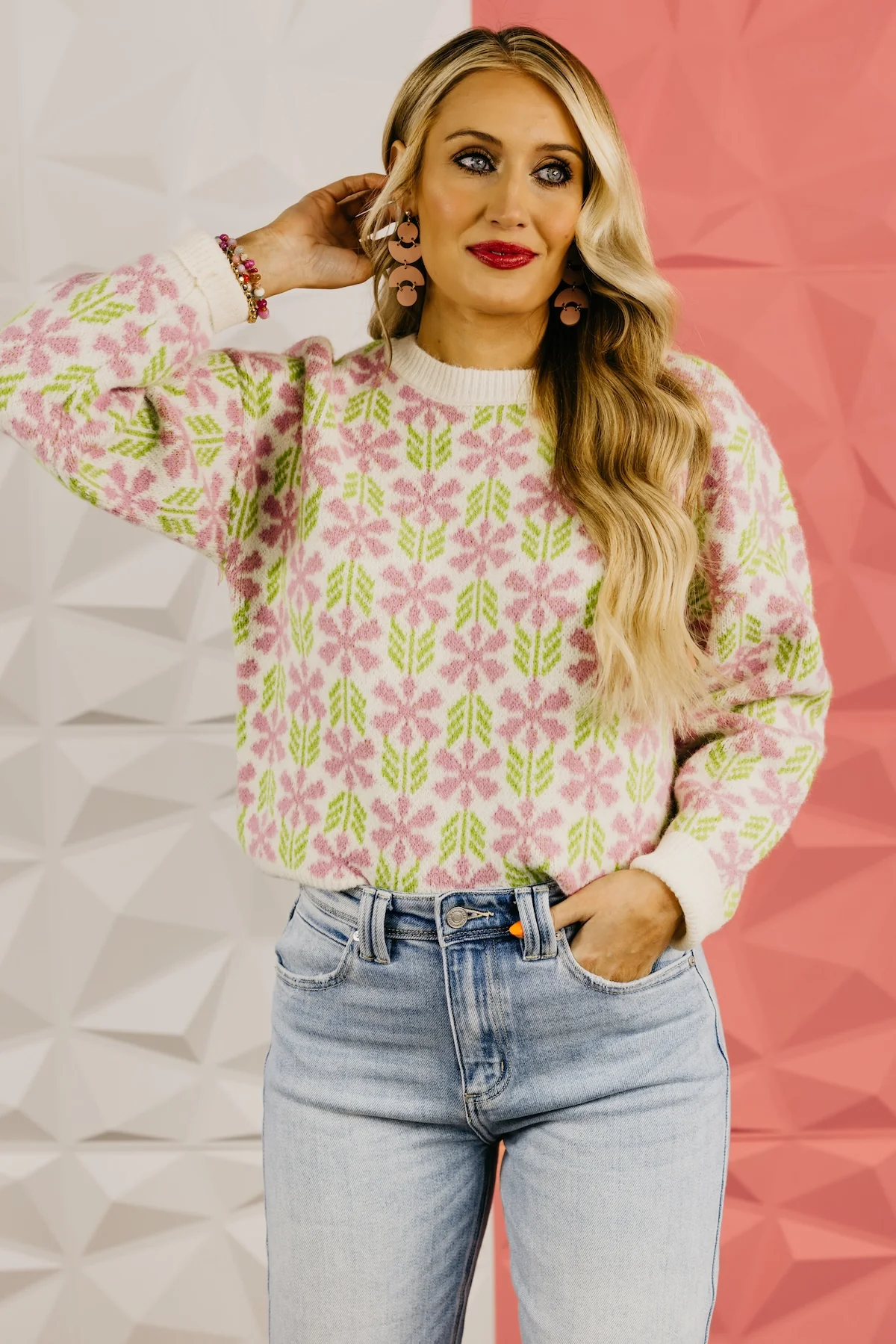 The Angelina Floral Sweater - Image 6