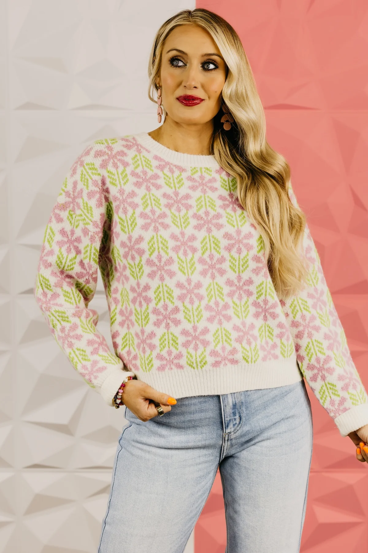 The Angelina Floral Sweater - Image 7
