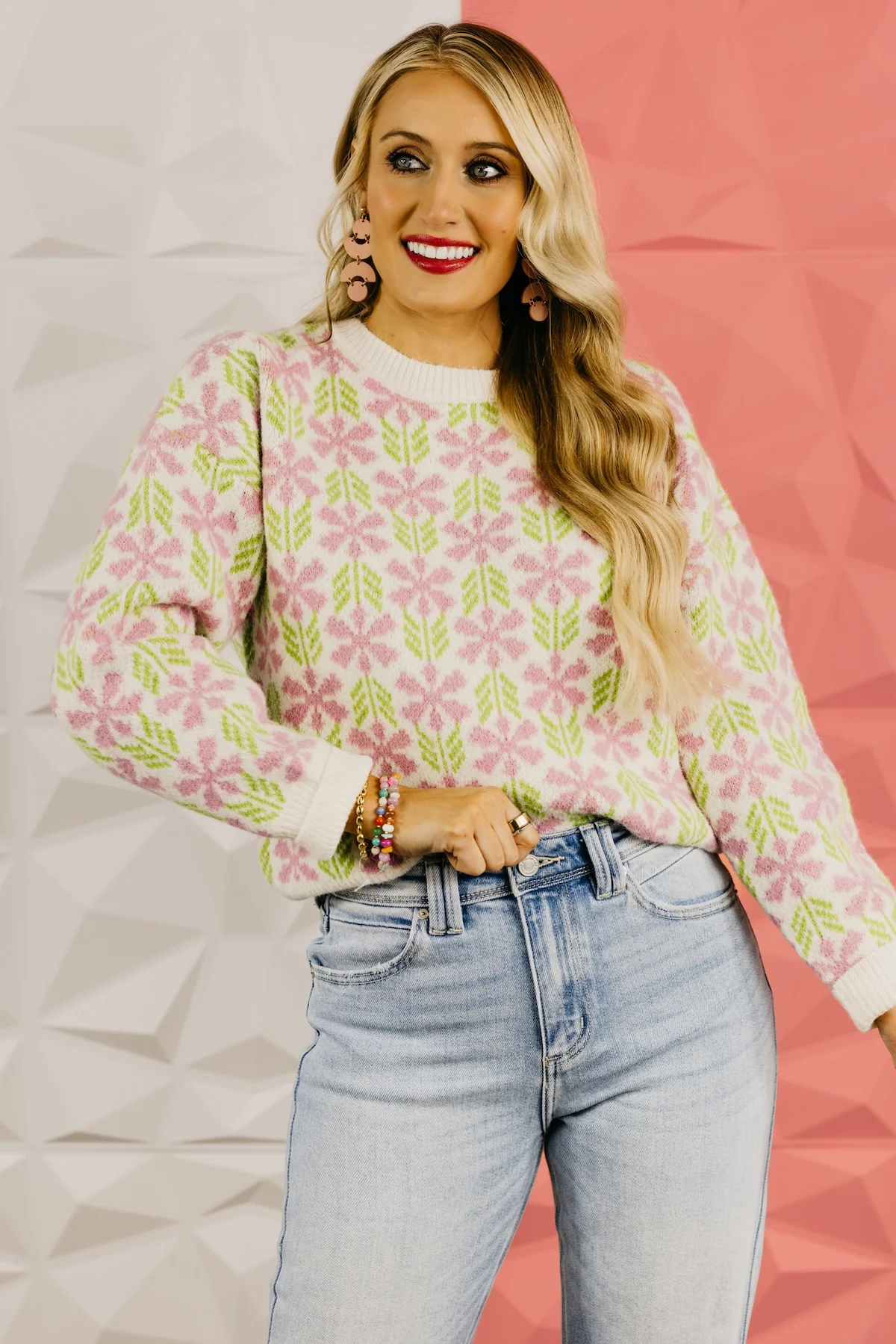 The Angelina Floral Sweater - Image 8