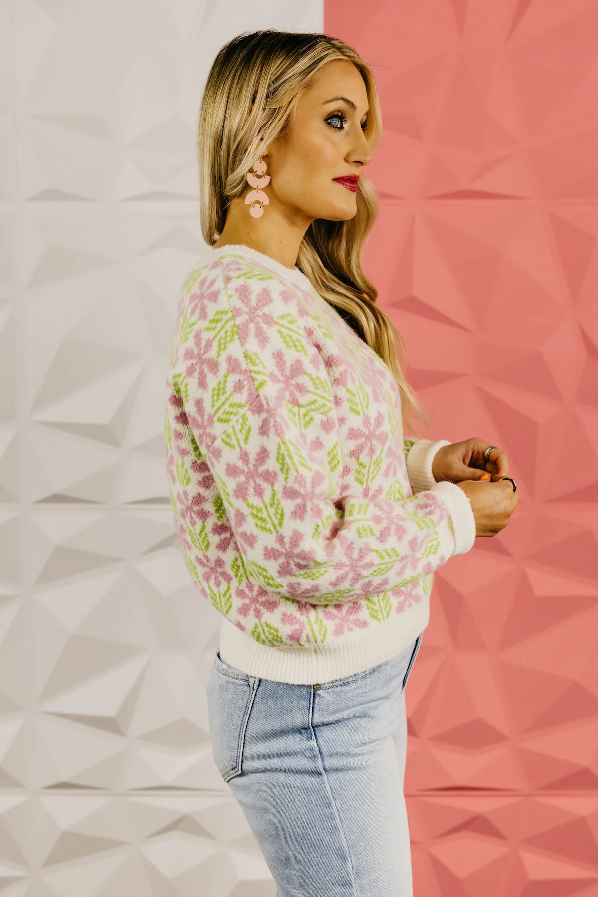 The Angelina Floral Sweater - Image 9