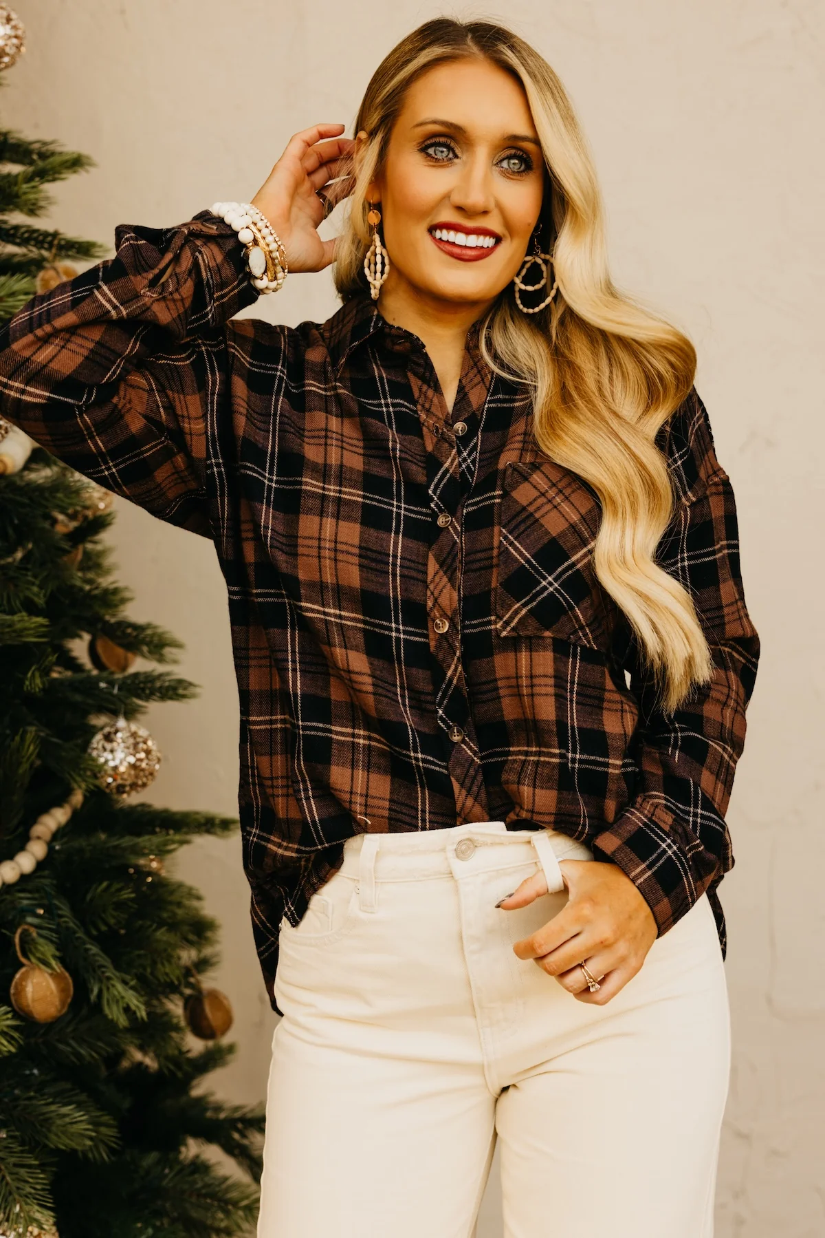 The Aniya Plaid Shirt - Image 6