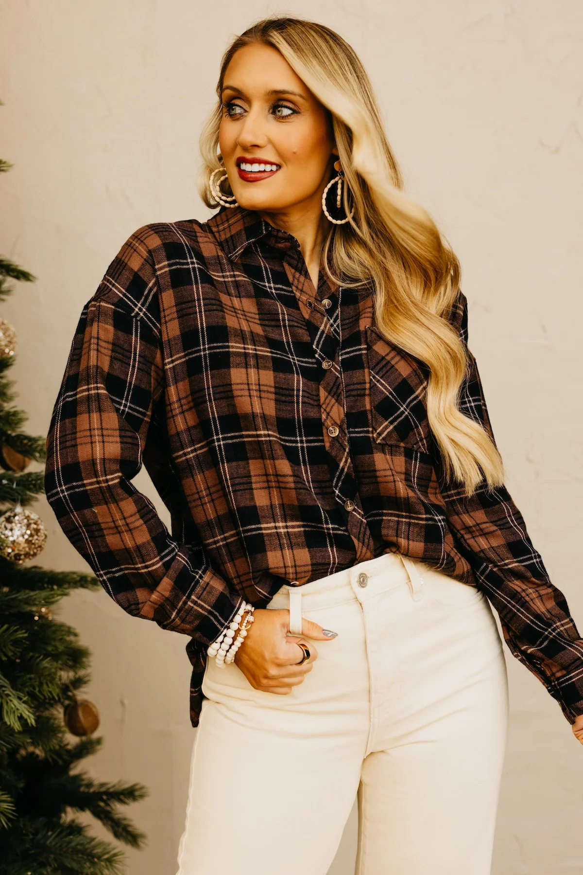 The Aniya Plaid Shirt - Image 7