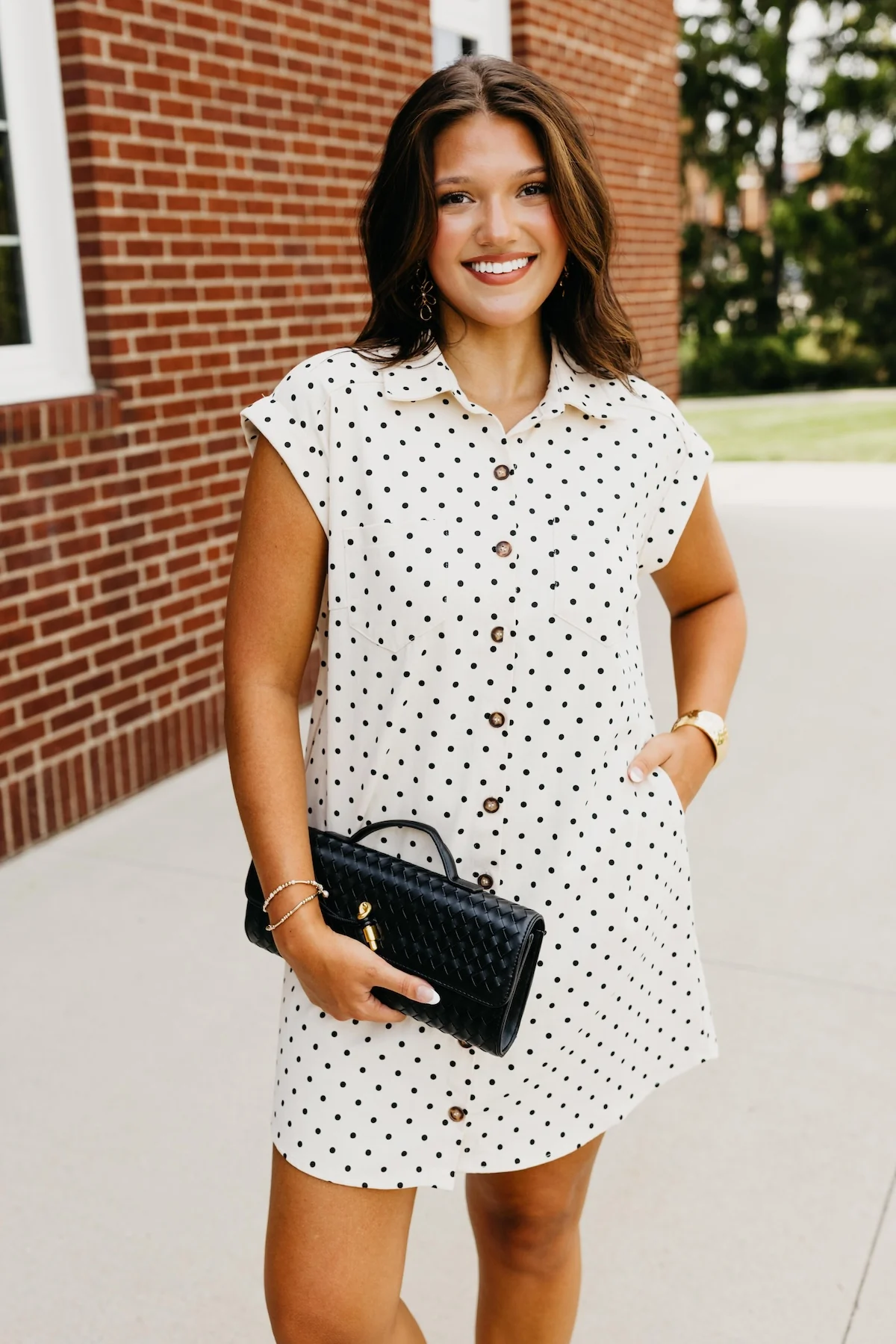 The AnnaBella Shirt Mini Dress