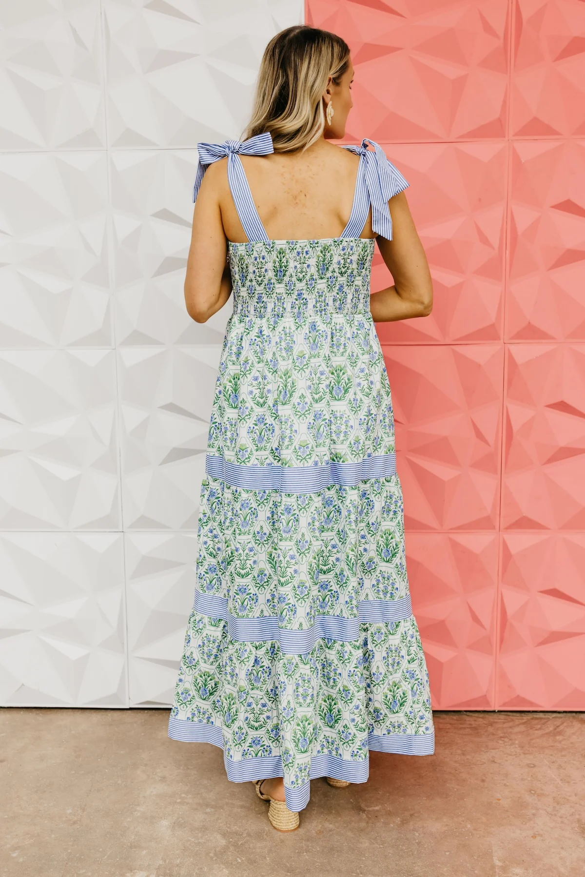 The Apollo Floral Tiered Maxi Dress - Image 13