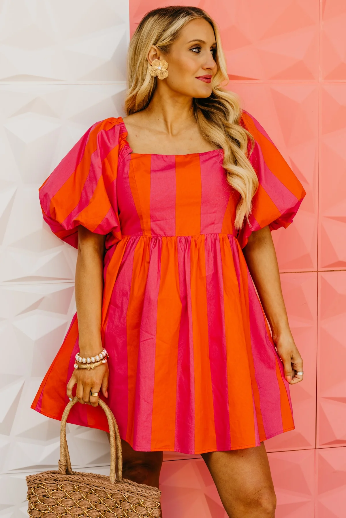 The Ariella Babydoll Mini Dress