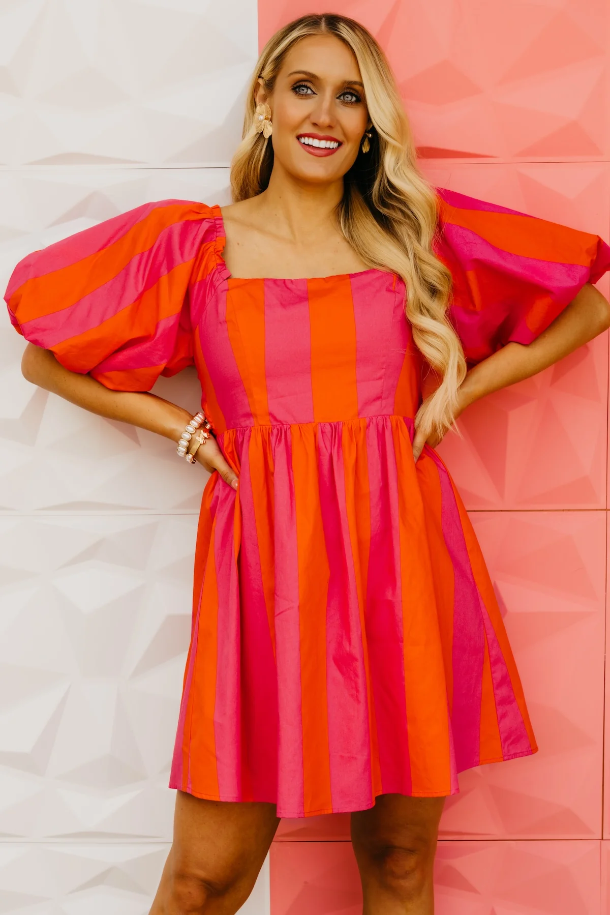 The Ariella Babydoll Mini Dress - Image 11