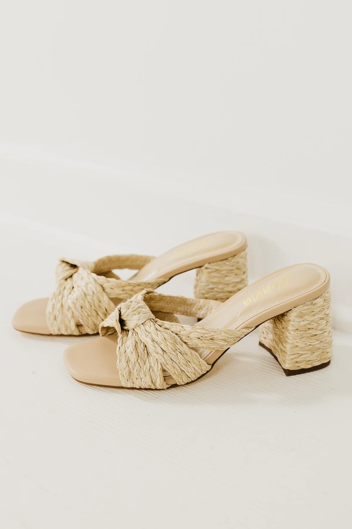The Ashley Raffia Block Heel - Image 2
