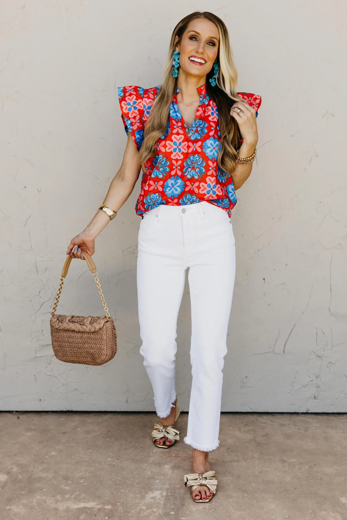 The Ashlyn Ruffle Sleeve Top - Image 2