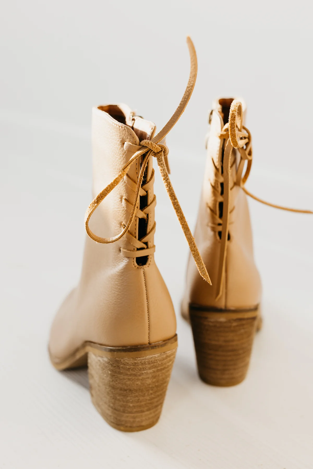 The Aster Lace Up Bootie - FINAL SALE - Image 3