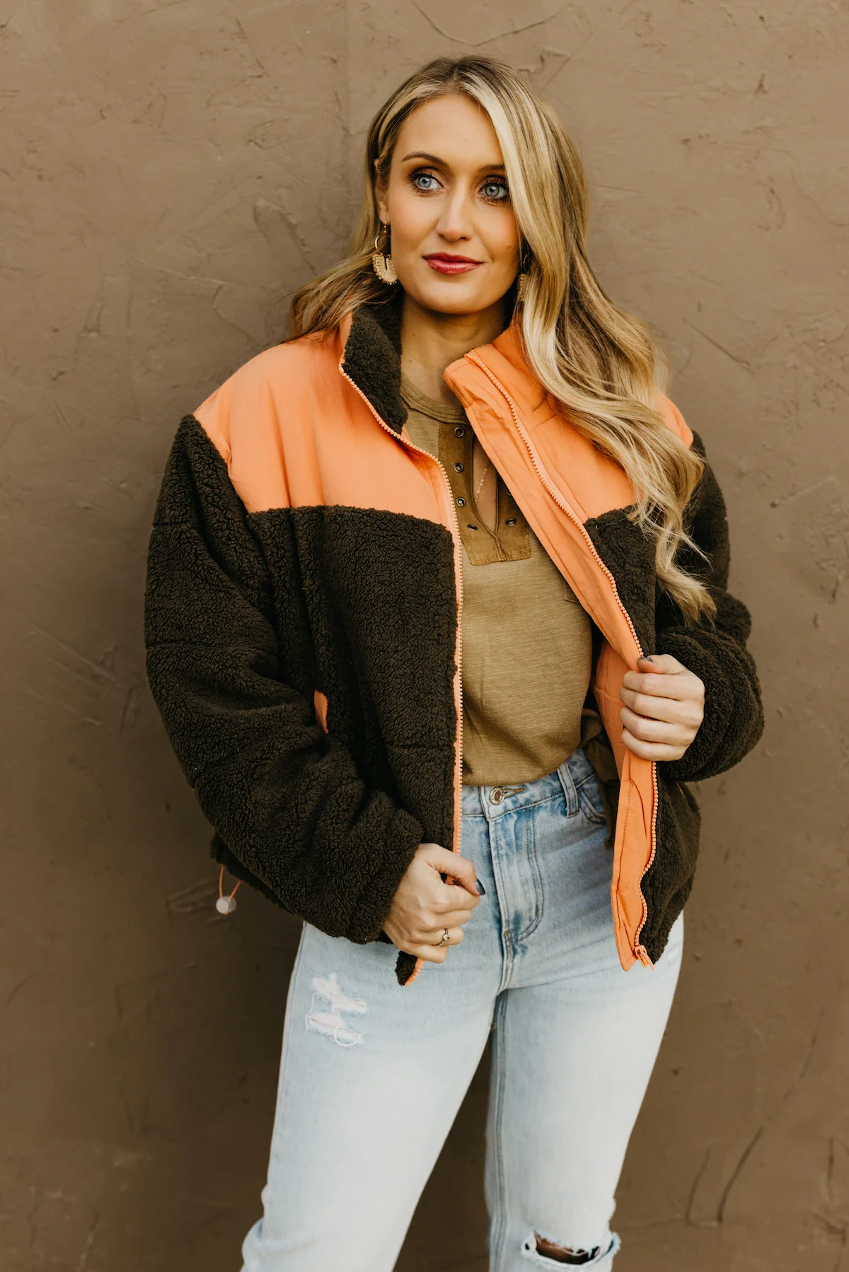 The Aspen Contrast Sherpa Puffer Jacket  - FINAL SALE - Image 4