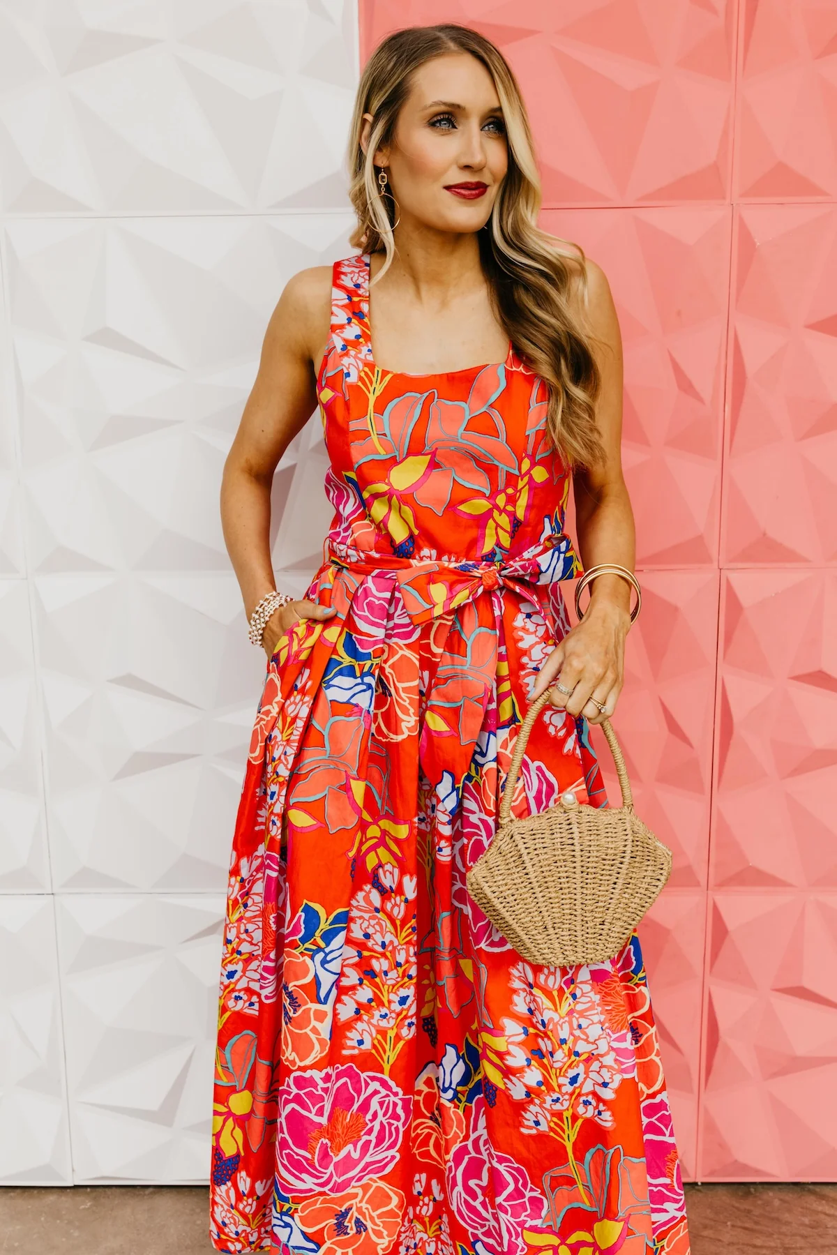 The Atlas Floral Midi Dress - Image 11