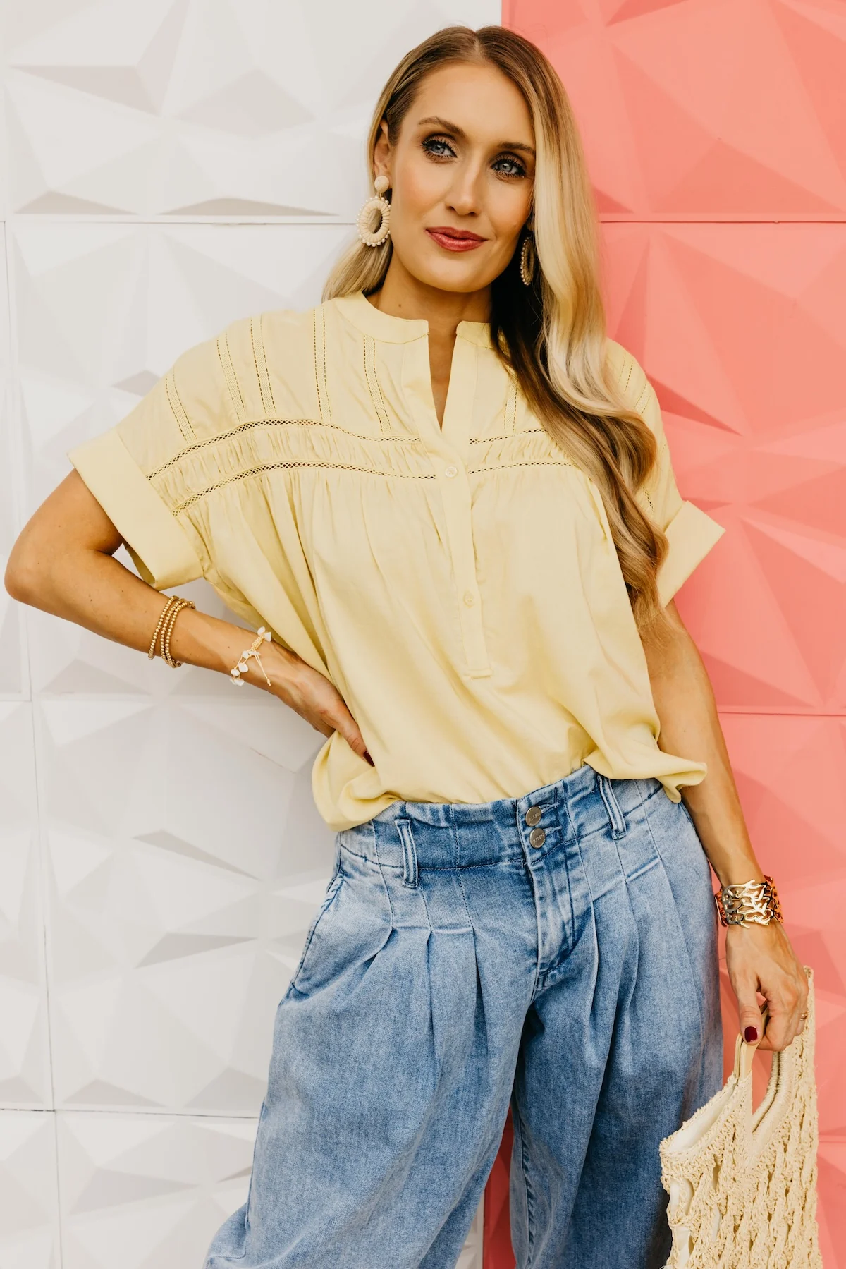 The Atticus Lace Dolman Blouse