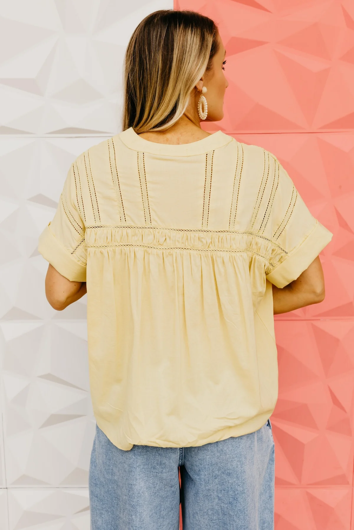 The Atticus Lace Dolman Blouse - Image 10