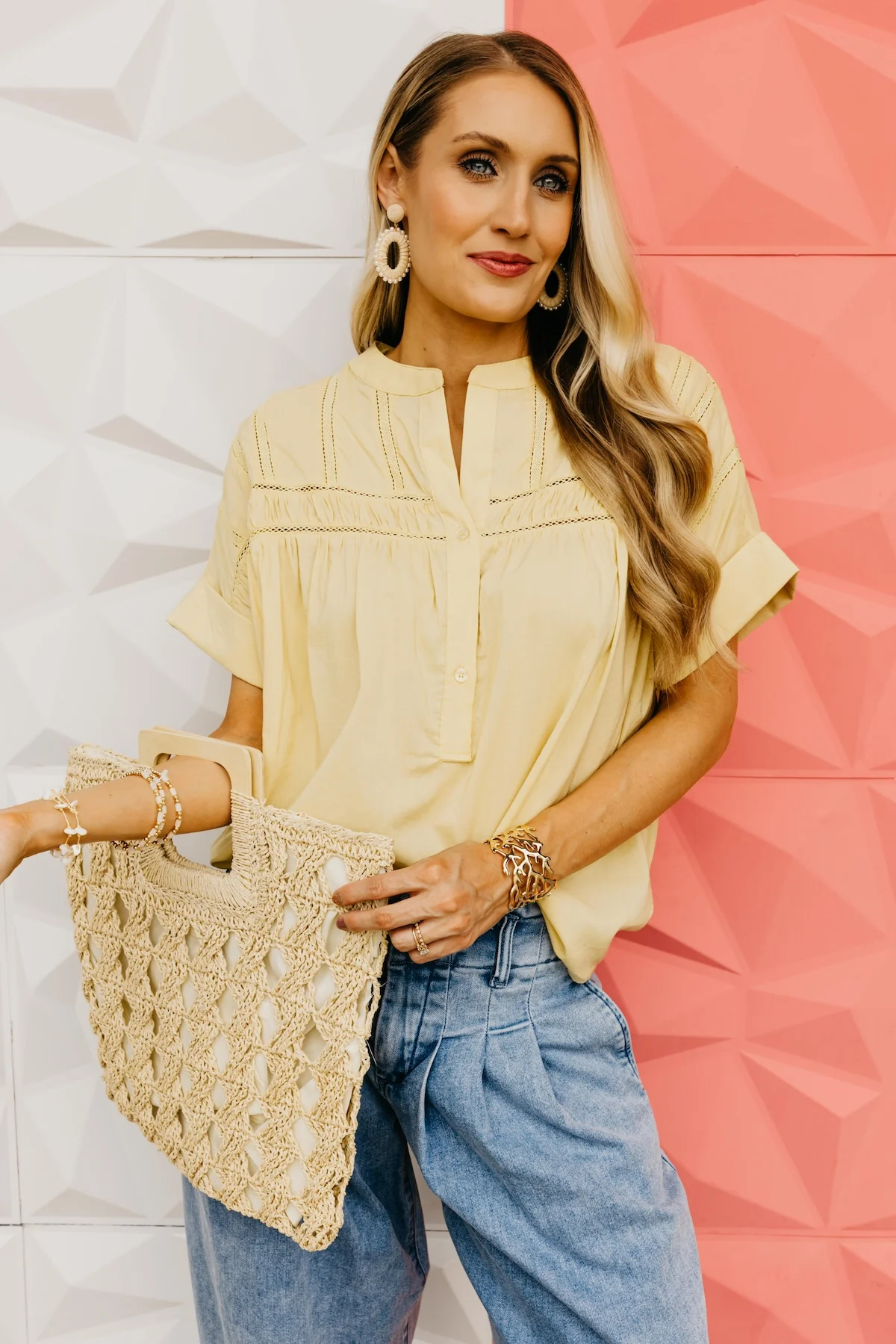 The Atticus Lace Dolman Blouse - Image 3