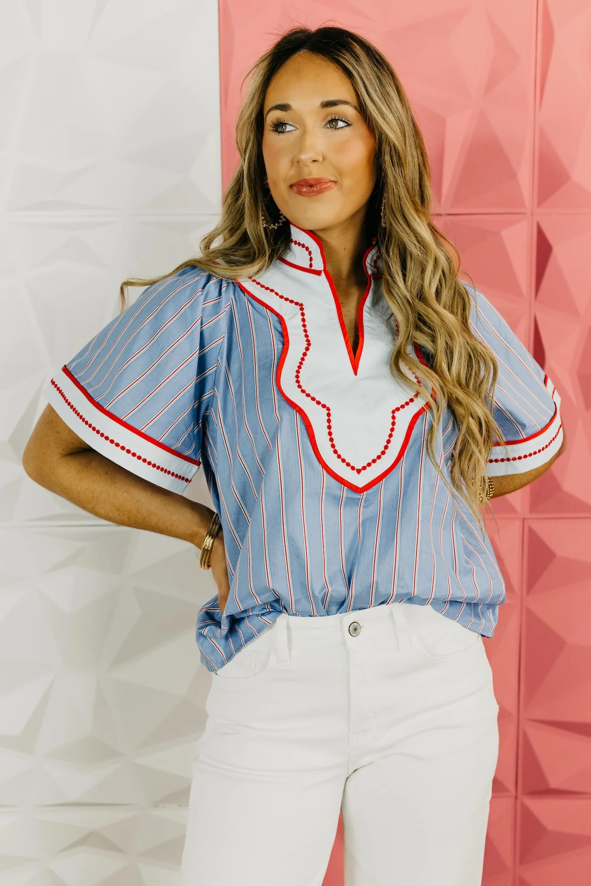 The Aurora Bell Sleeve Top - Image 5