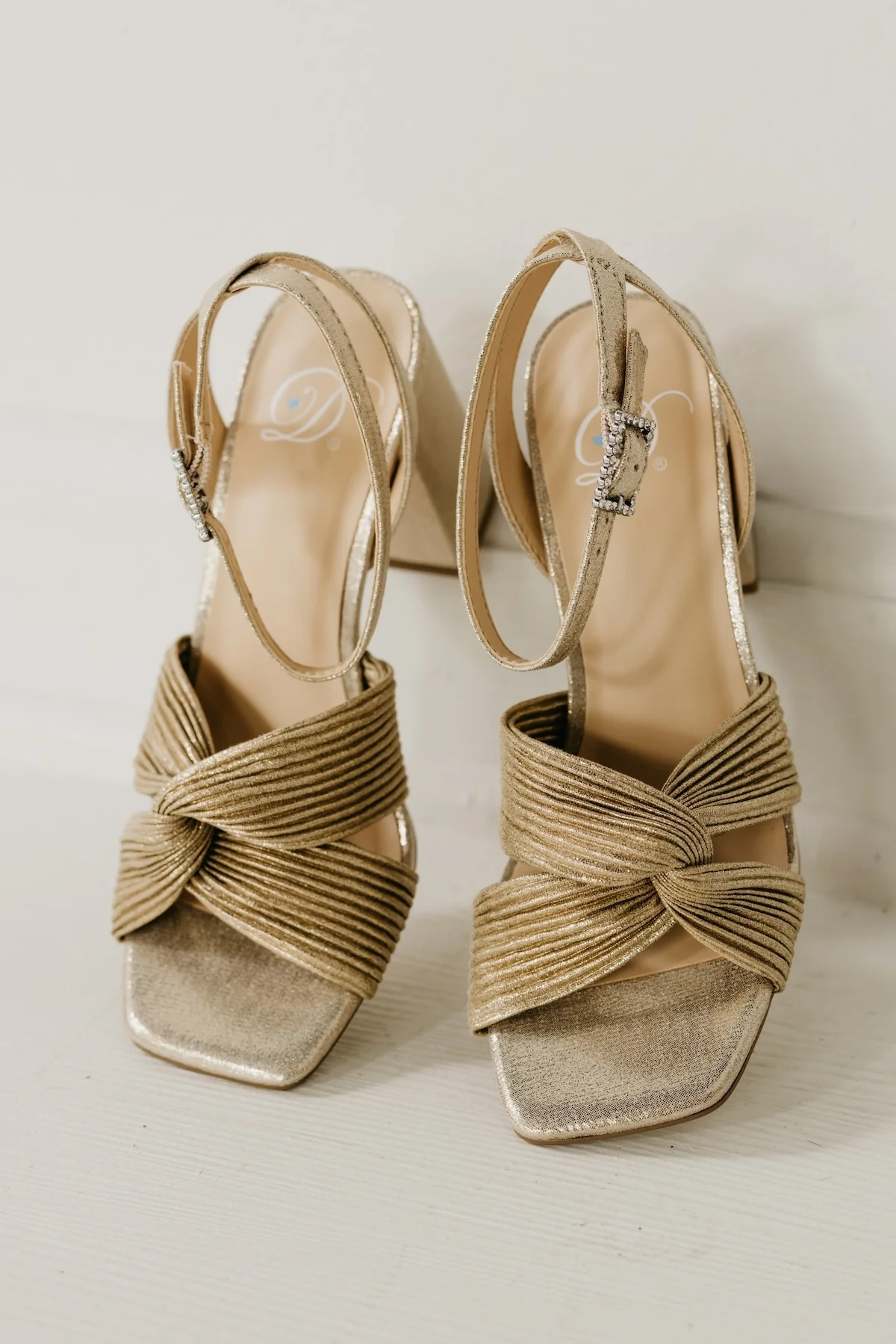 The Baron Metallic Knot Block Heel - Image 2