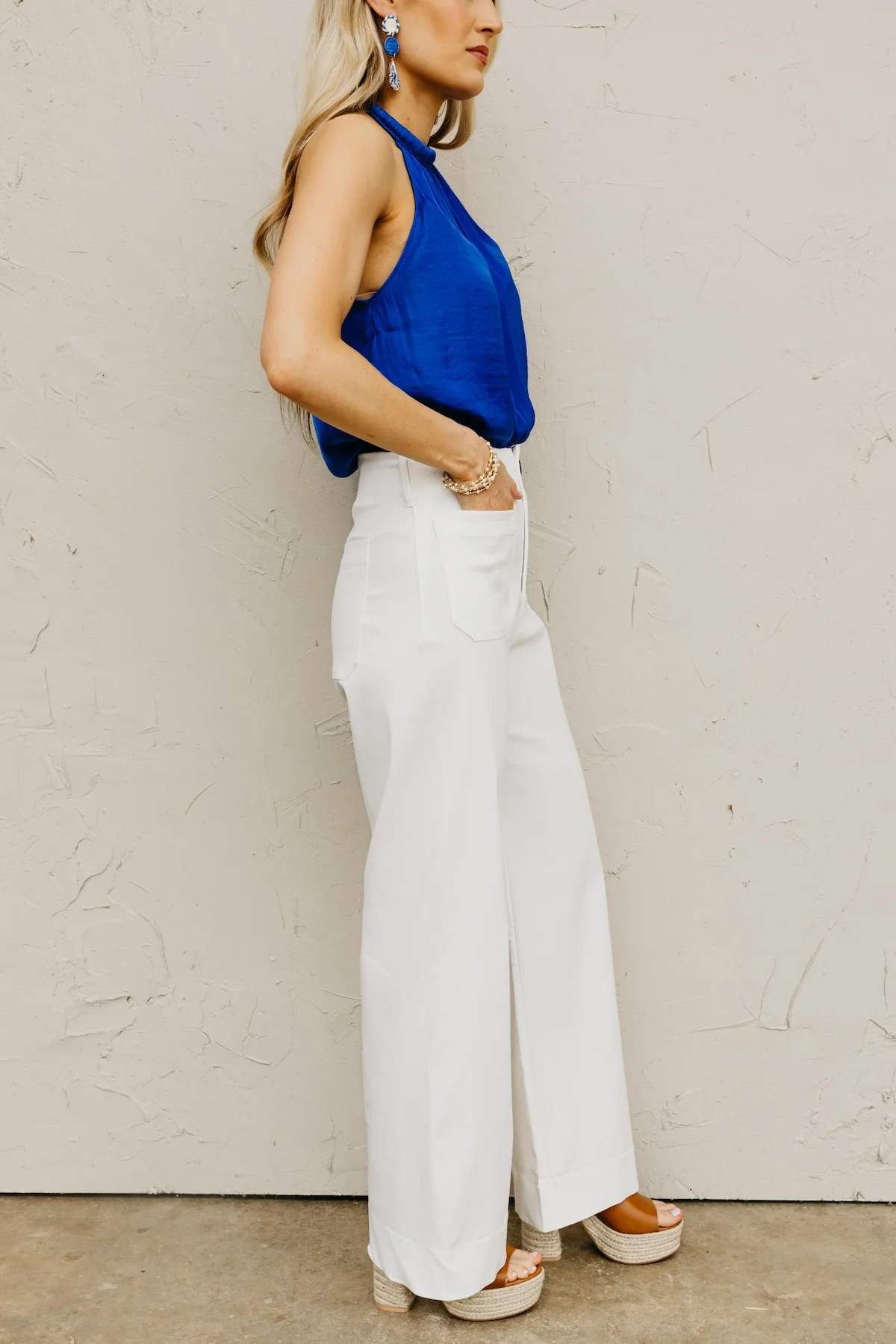 The Barrett Wide Leg Trouser Pants - Image 4