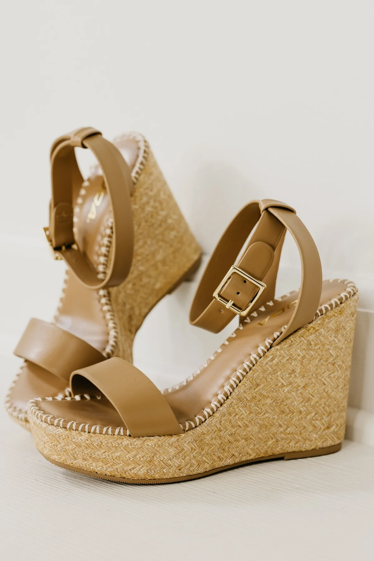 The Benson Ankle Strap Platform Wedge