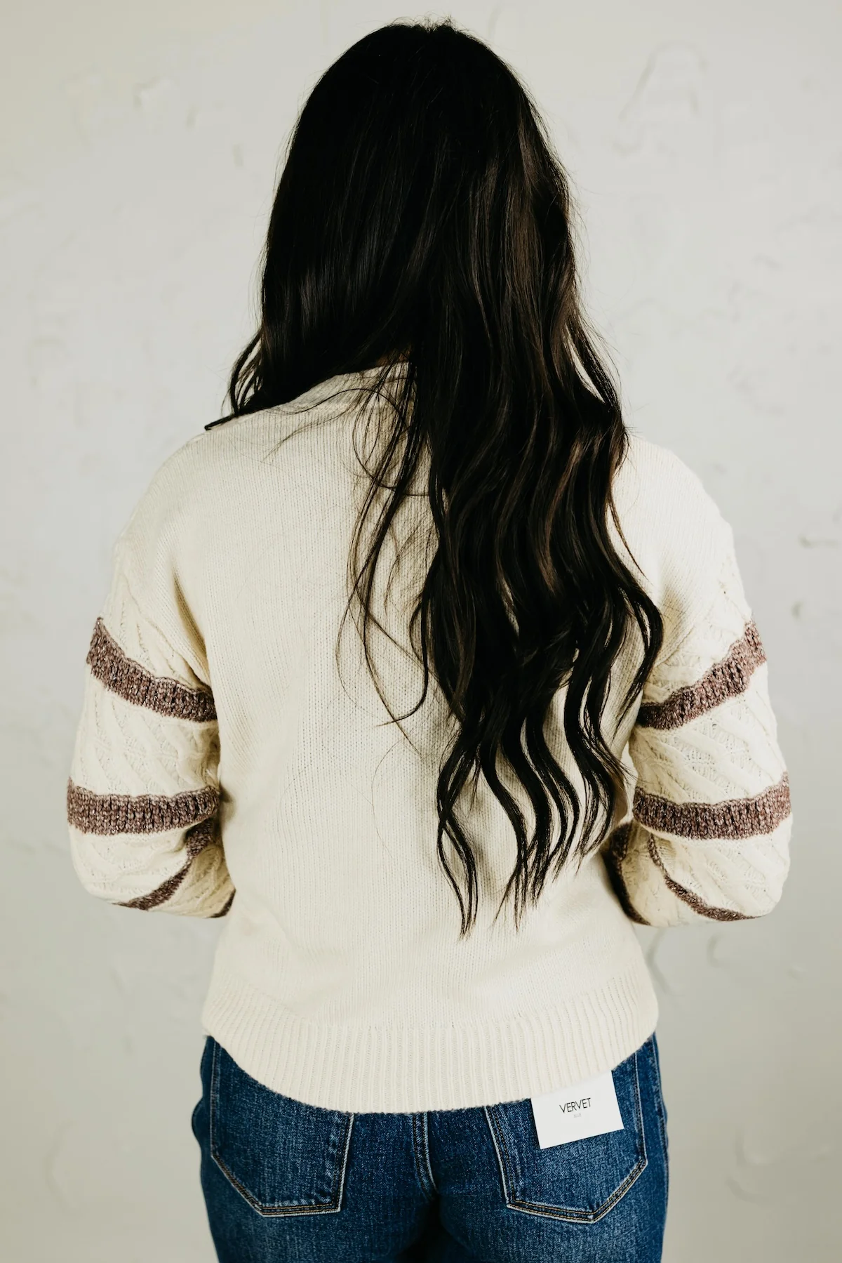 The Blake Lurex Striped Sweater - Image 8