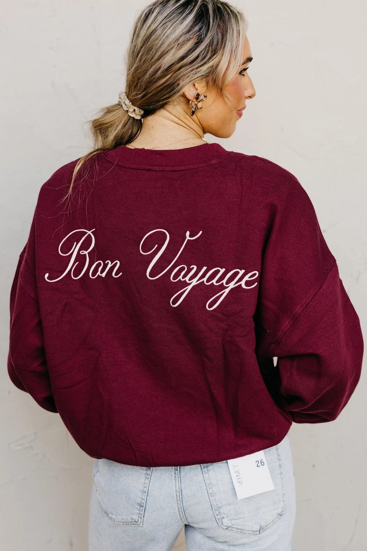 The Bon Voyage Embroidered Sweatshirt - Image 2