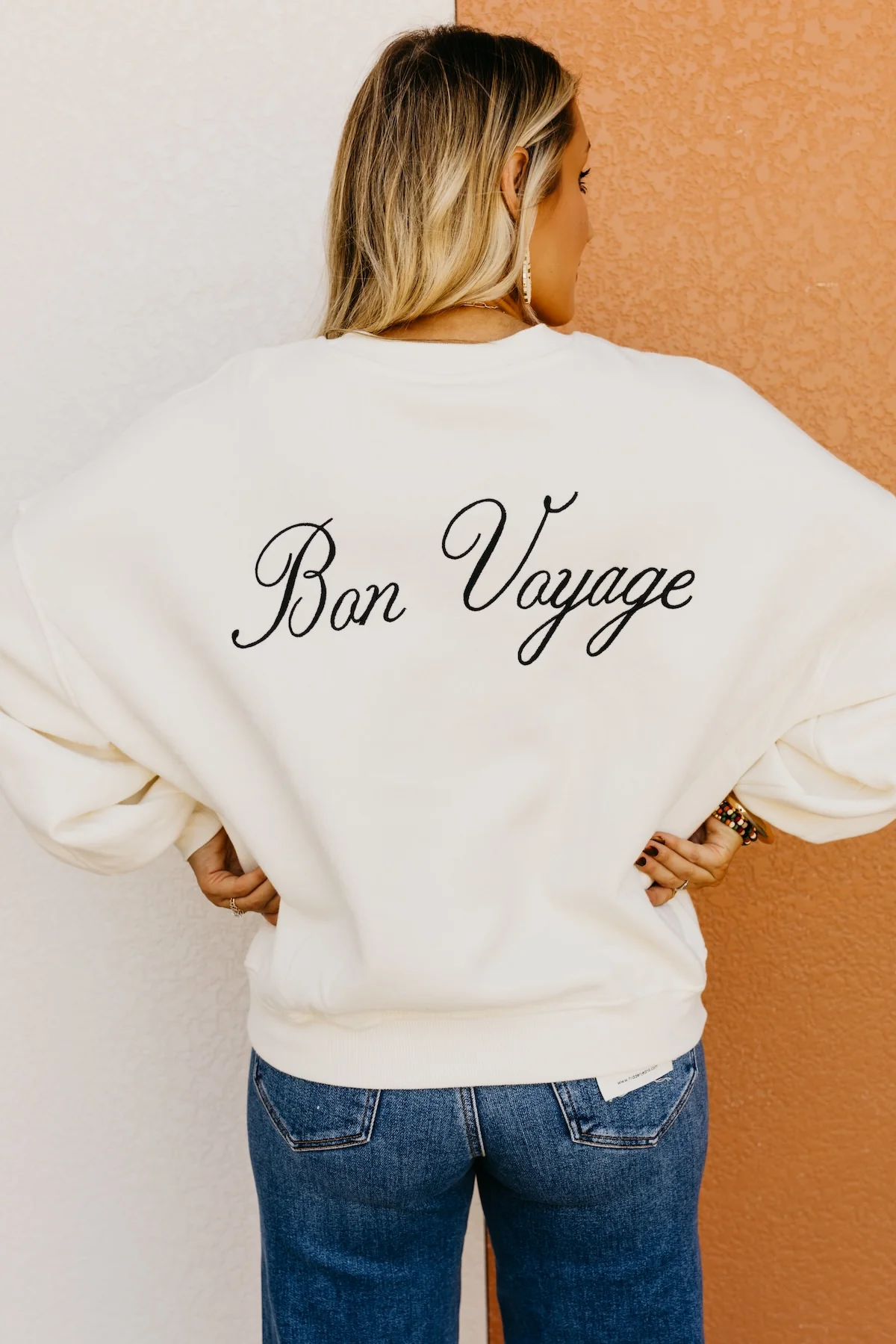 The Bon Voyage Embroidered Sweatshirt - Image 3