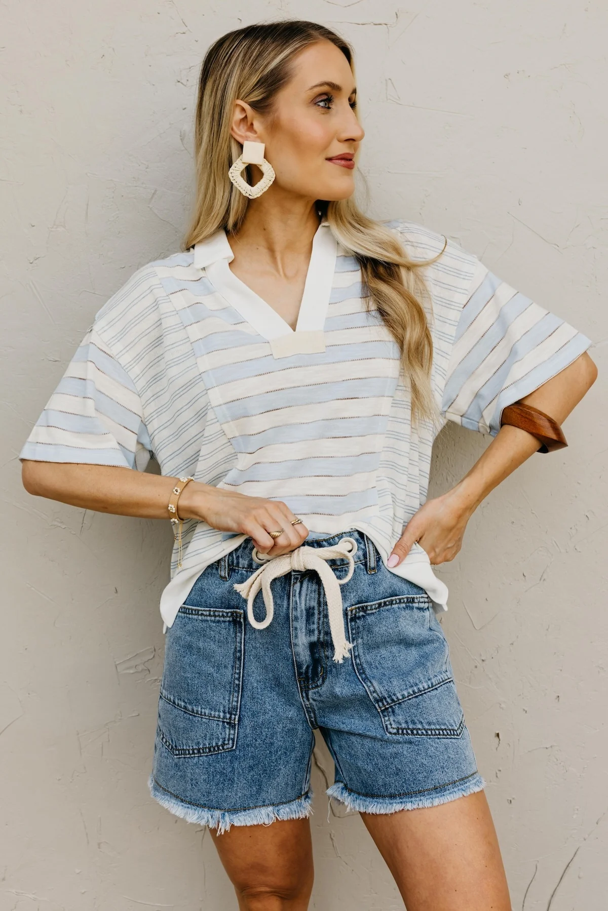 The Bradley Striped Polo Top - Image 6