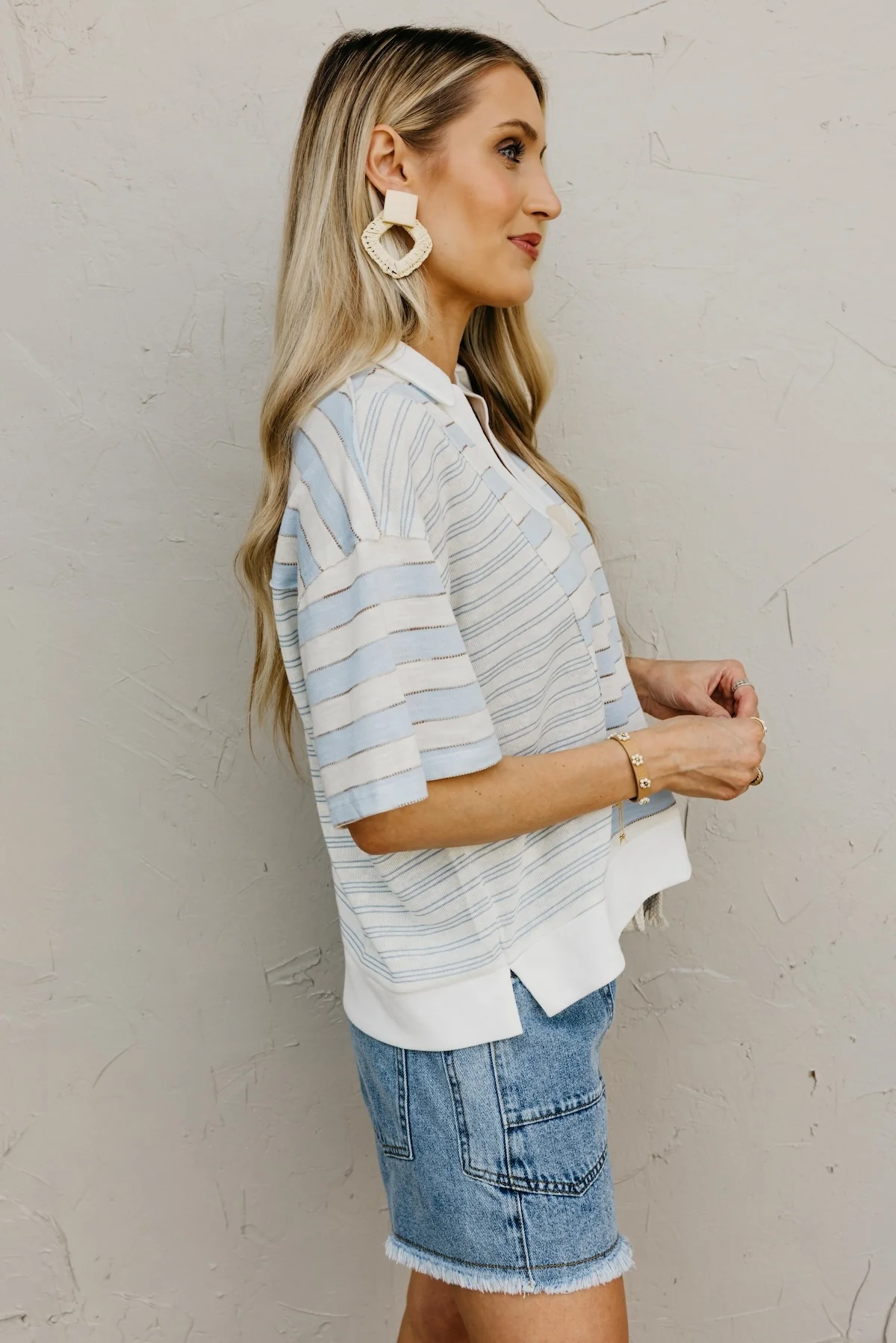 The Bradley Striped Polo Top - Image 9