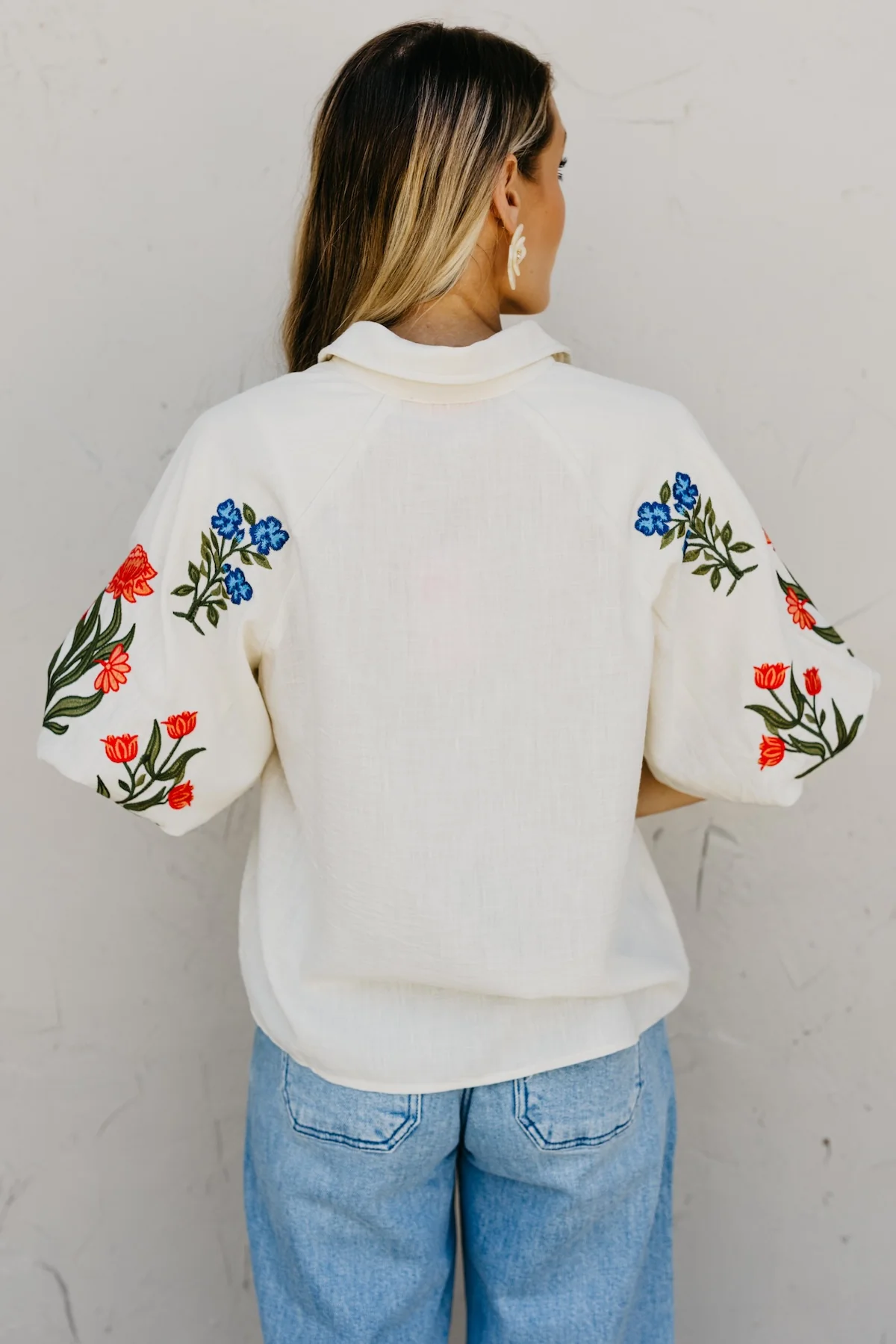 The Braelyn Floral Embroidered Top - Image 12