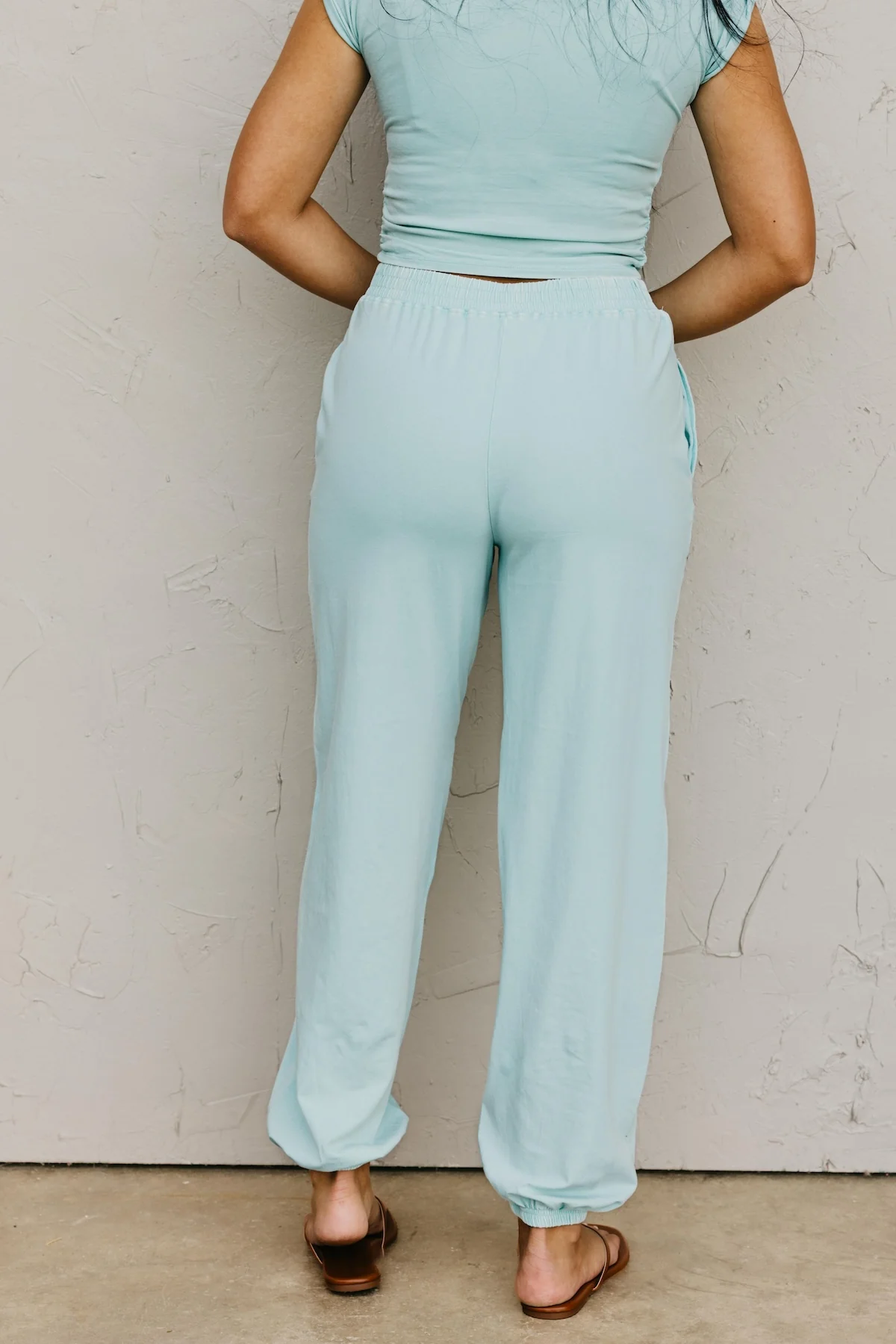 The Brantley Wrap Front Jogger Set - Image 12