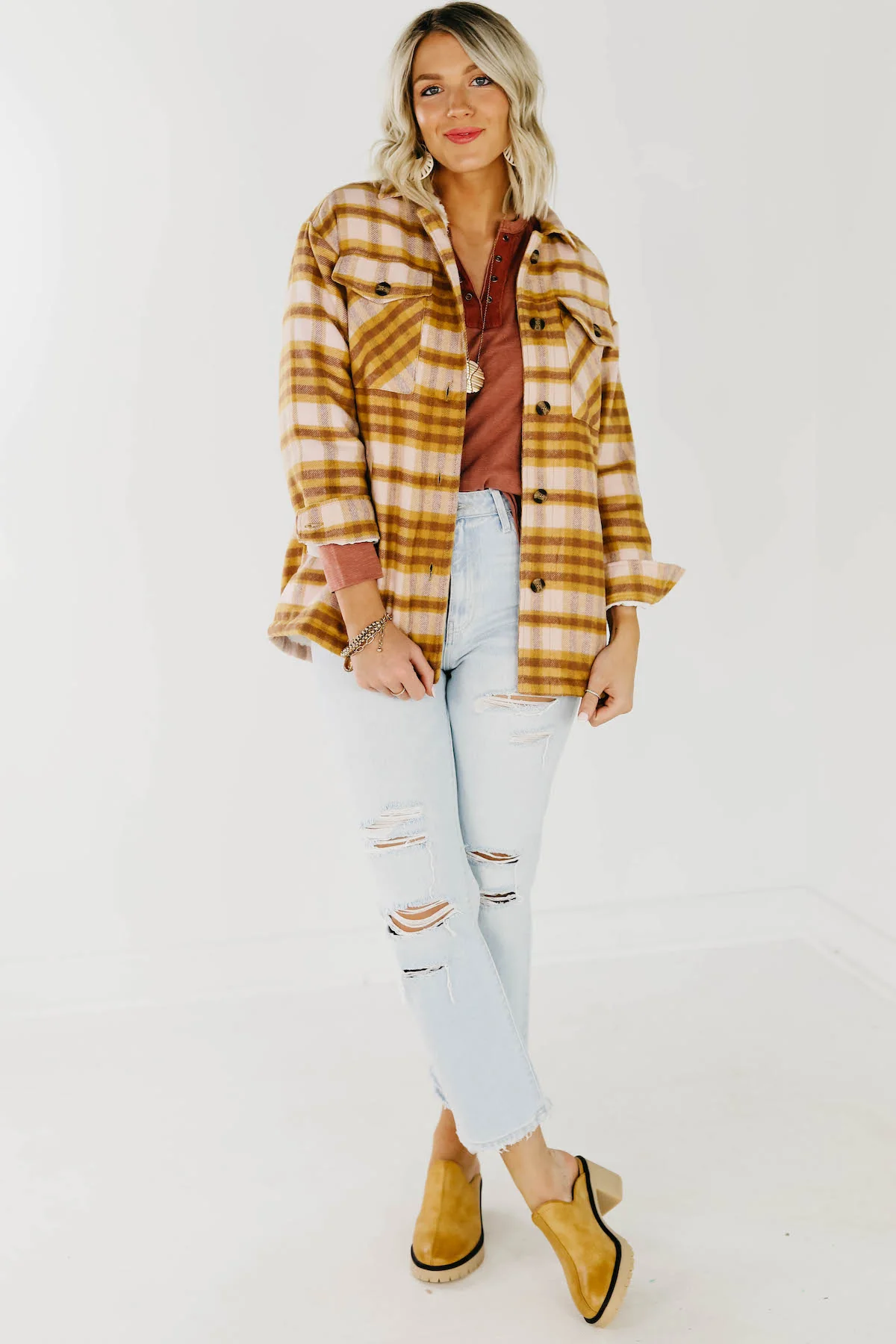 The Brayden Fleece Lined Shacket - Image 3
