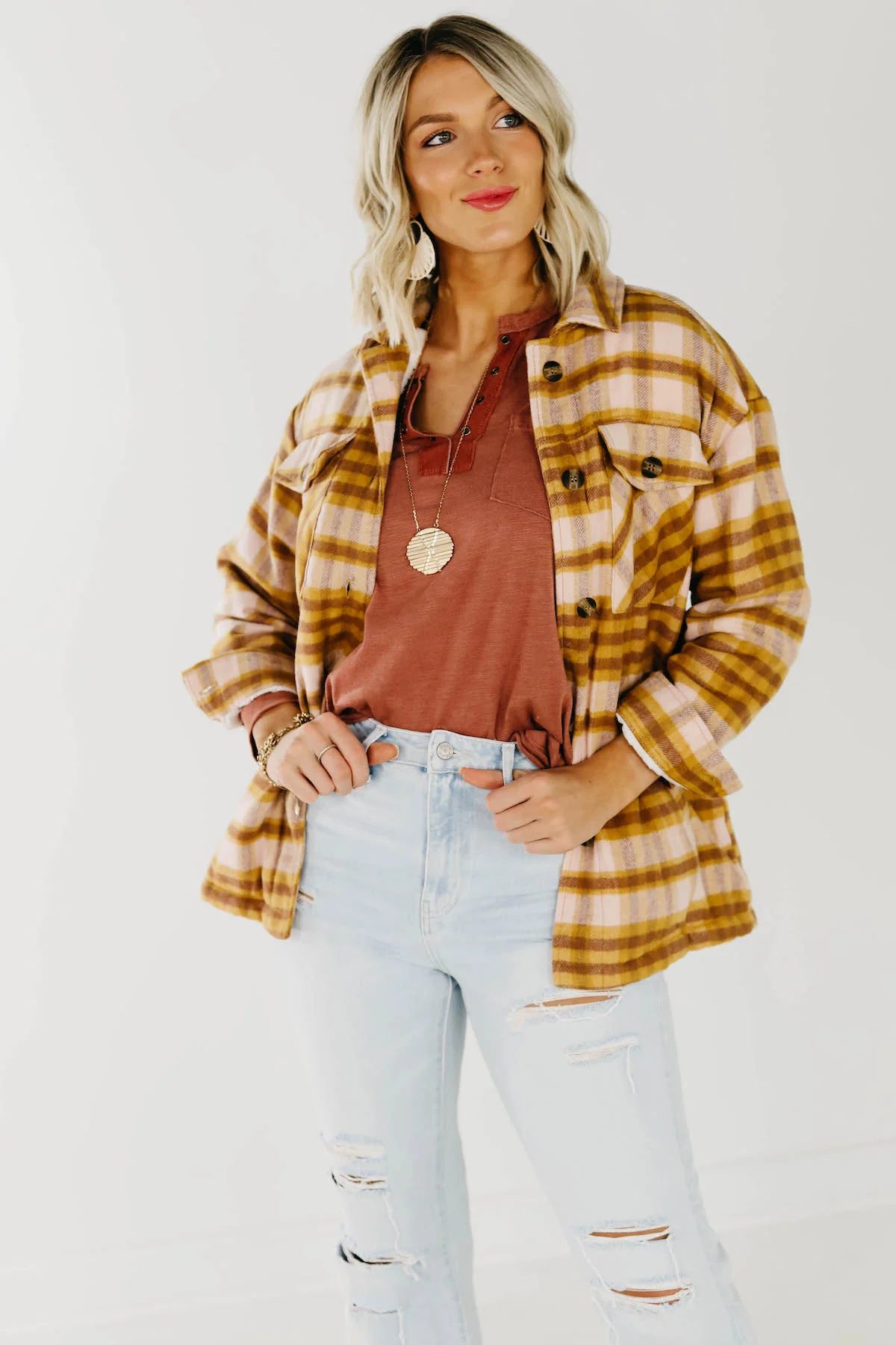 The Brayden Fleece Lined Shacket - Image 5