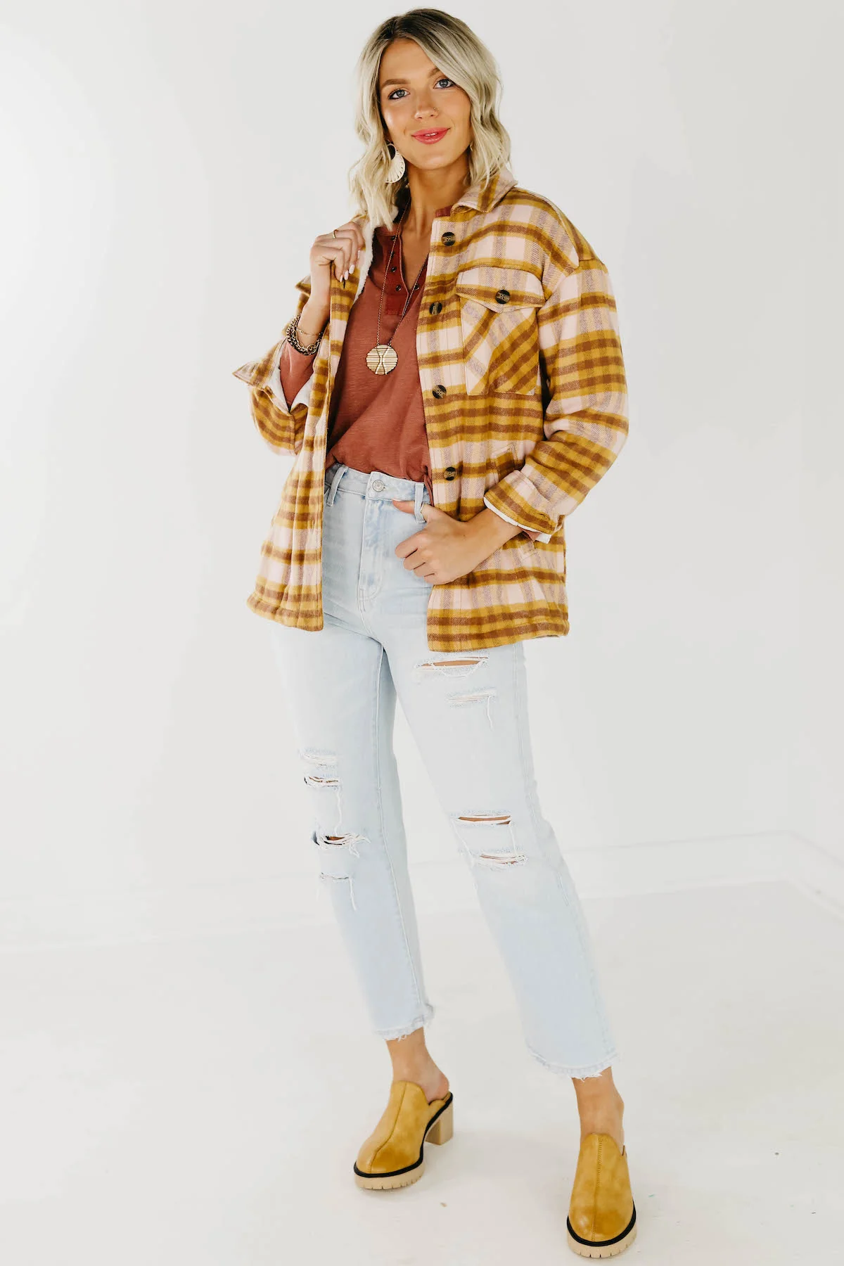 The Brayden Fleece Lined Shacket - Image 6
