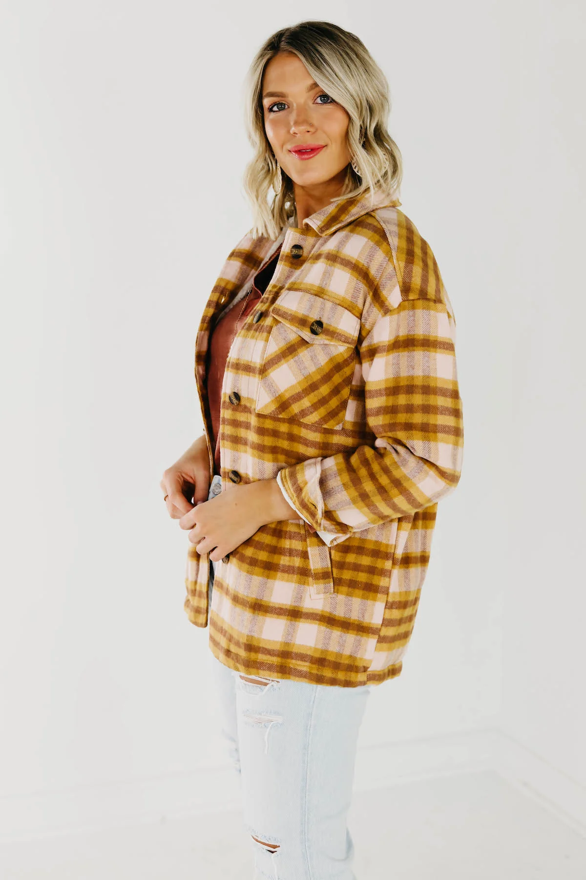 The Brayden Fleece Lined Shacket - Image 7