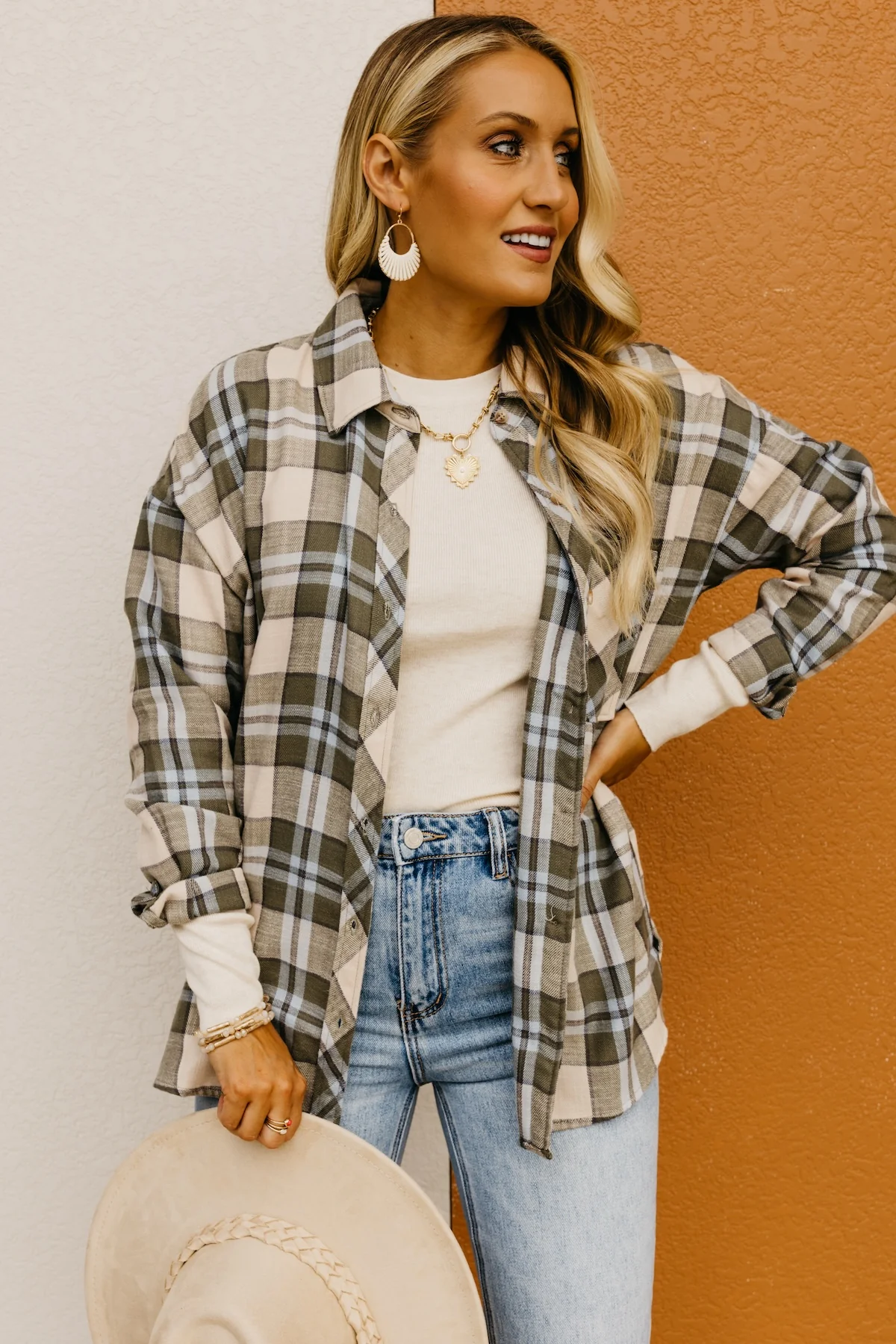 The Bridget Boyfriend Flannel Shirt - Image 3
