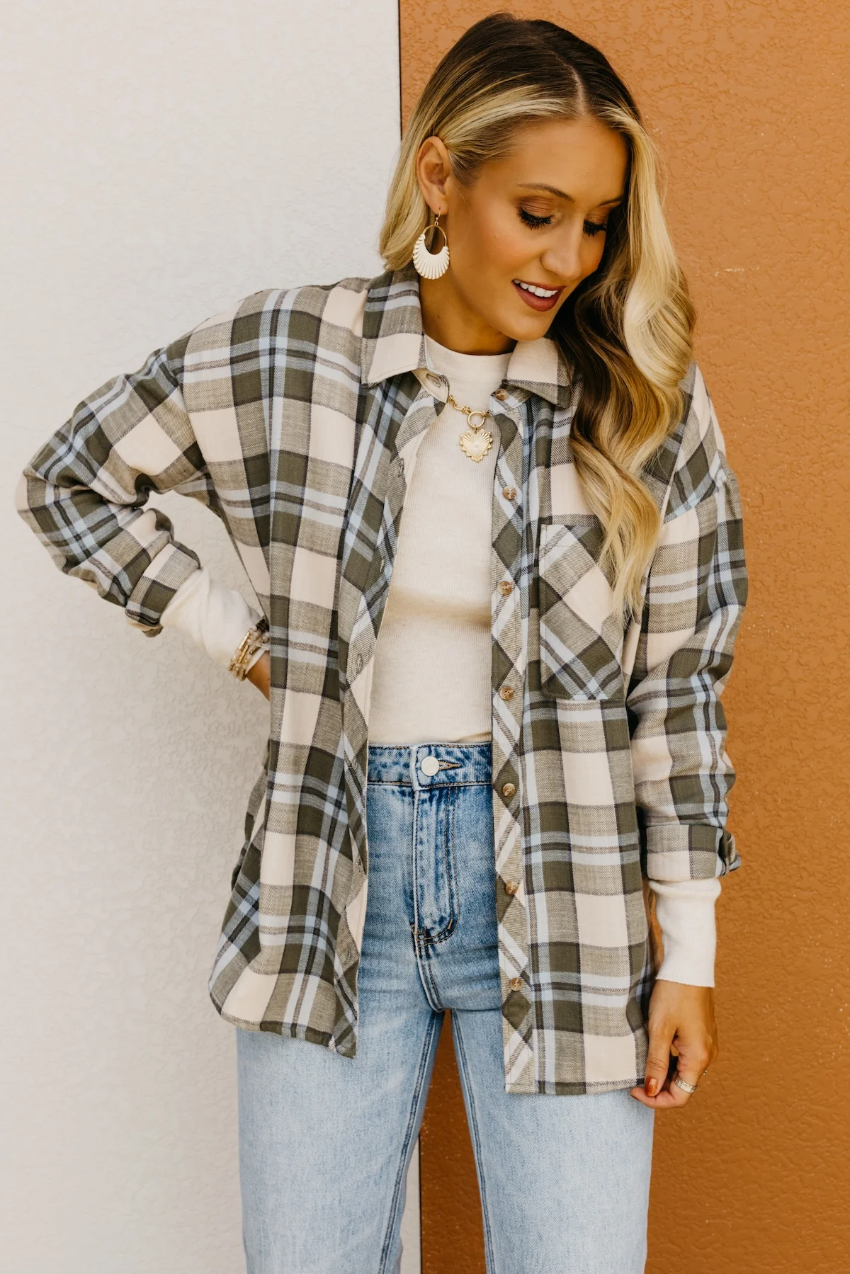 The Bridget Boyfriend Flannel Shirt - Image 9