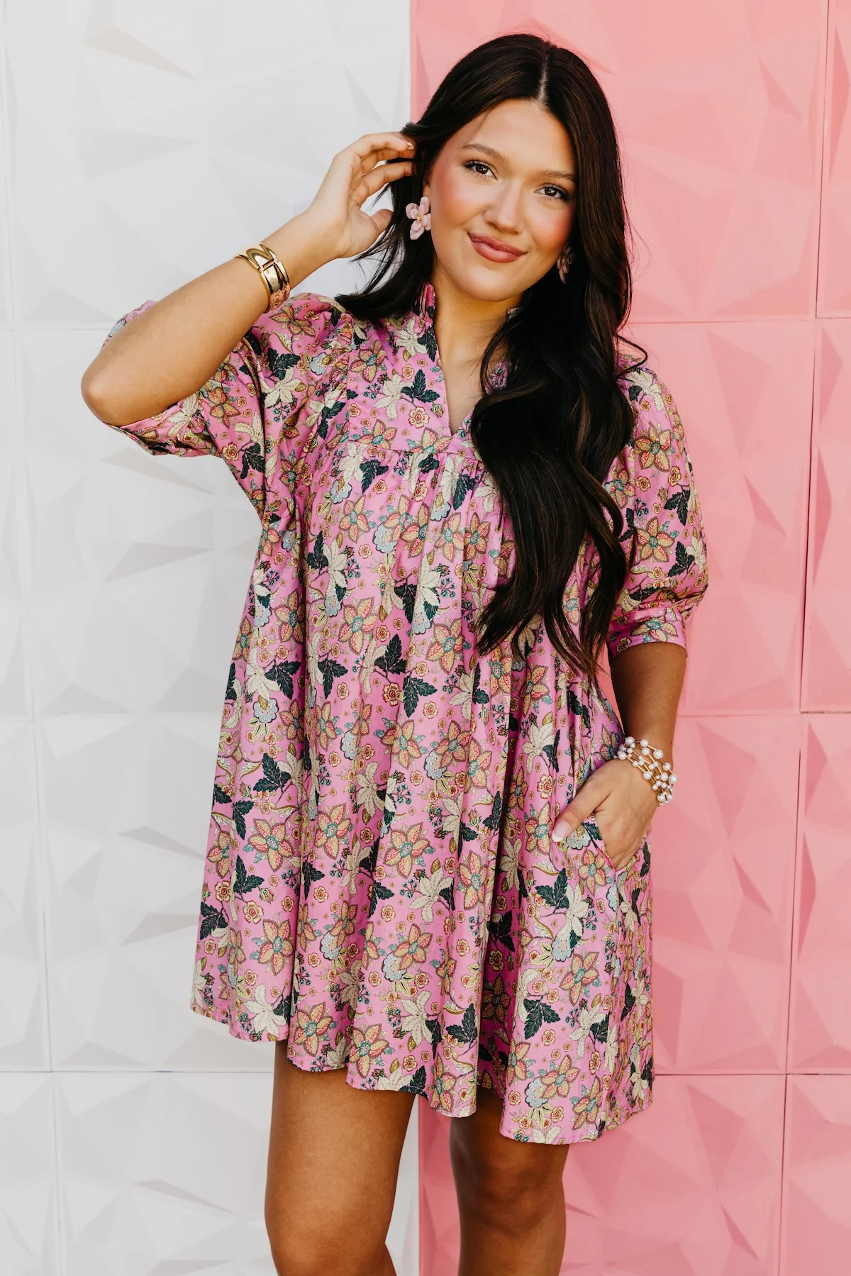 The Briella Floral Mini Dress - Image 5