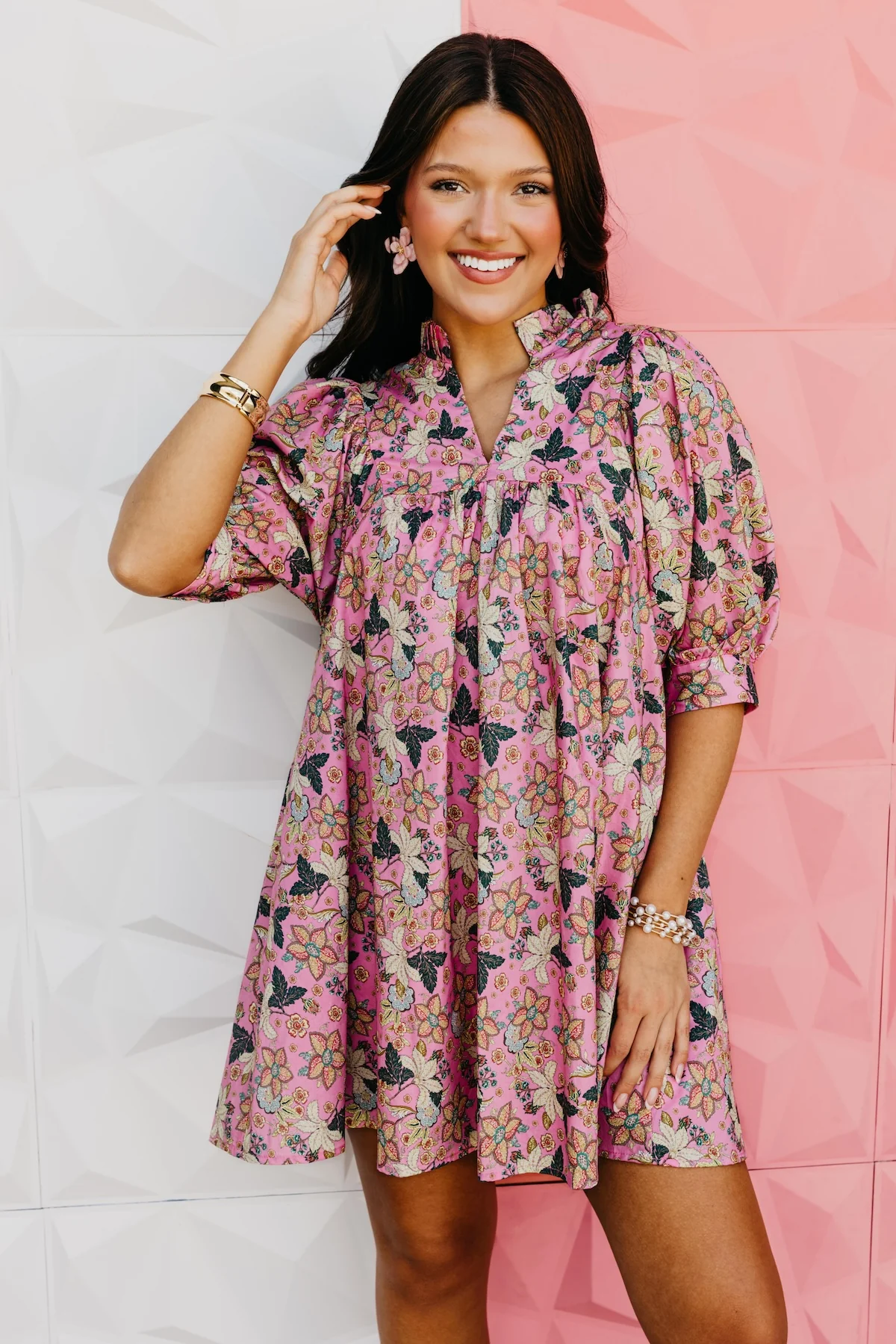 The Briella Floral Mini Dress - Image 6