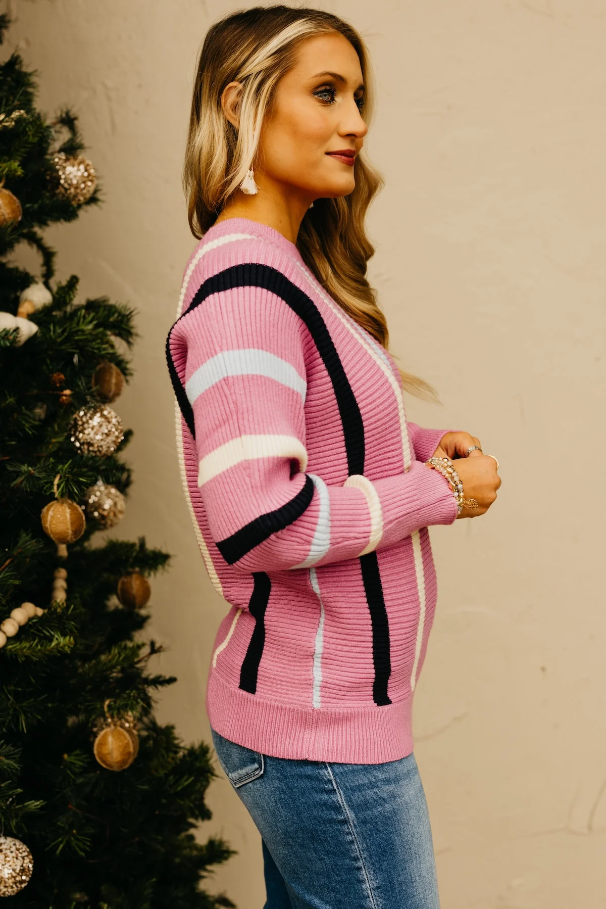 The Brooklyn Chevron Stripe Sweater - Image 14