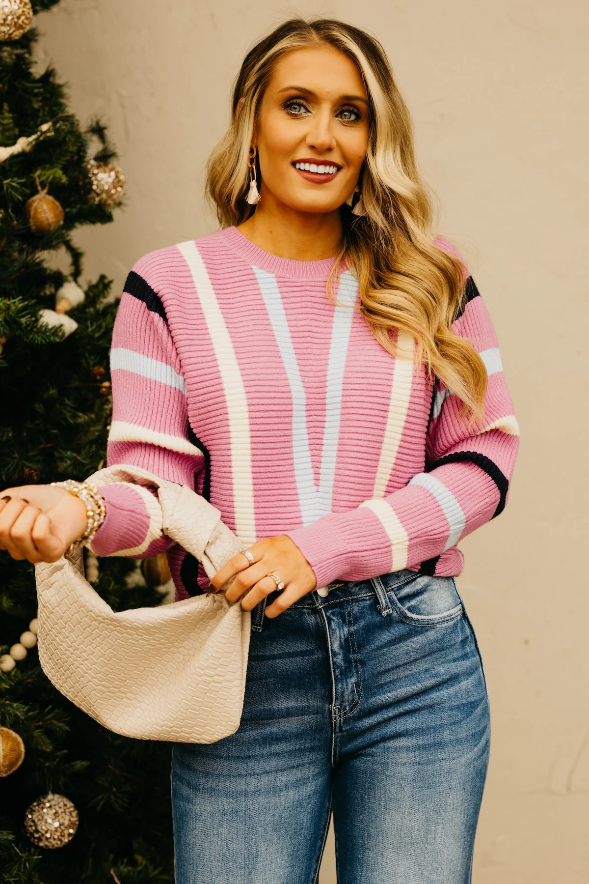 The Brooklyn Chevron Stripe Sweater - Image 3