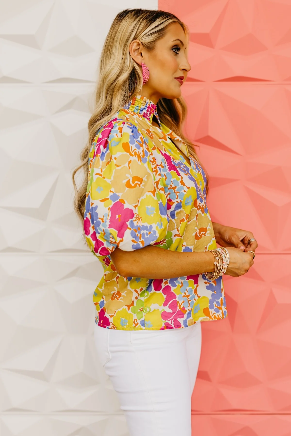 The Cade Floral Puff Sleeve Top - Image 10