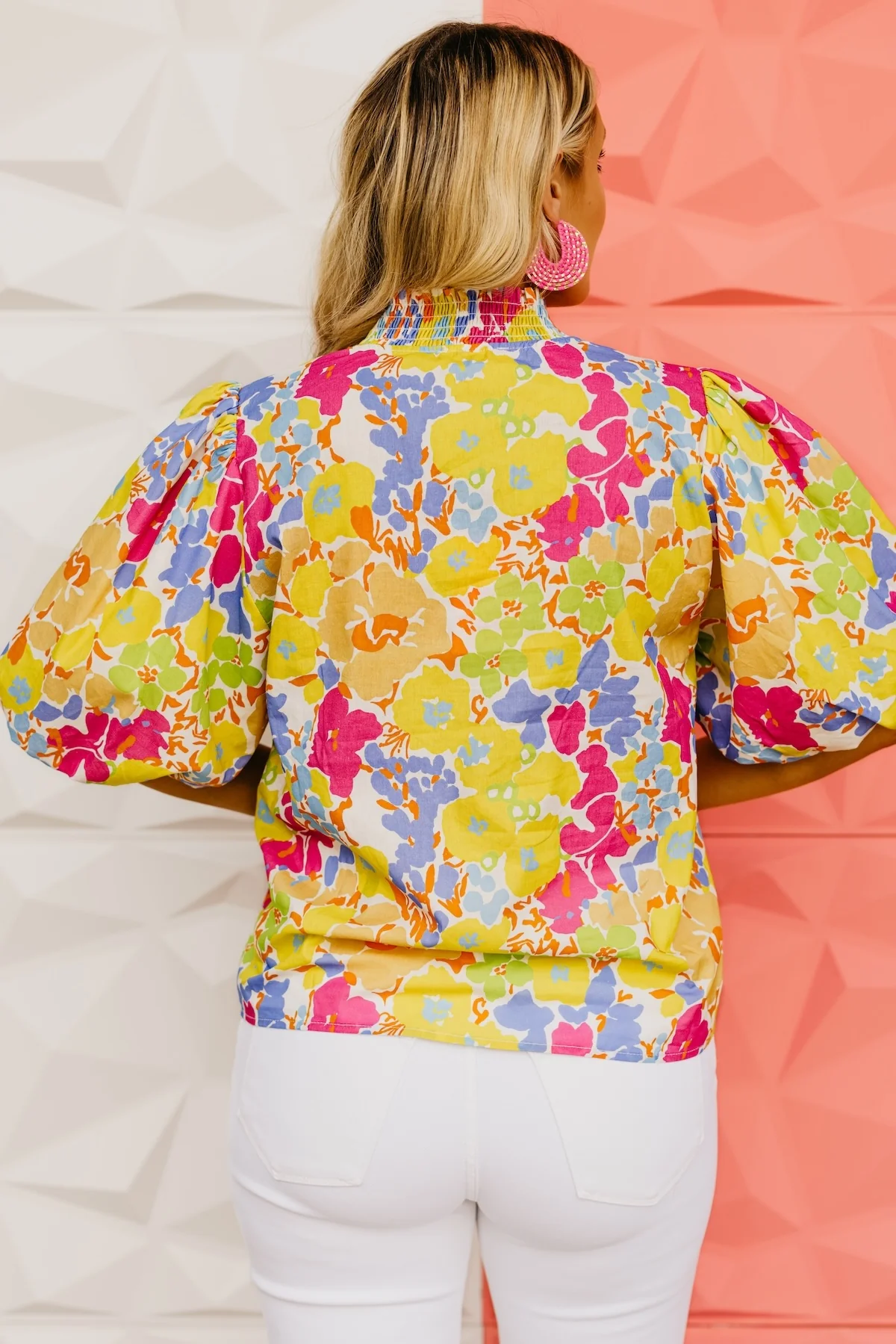 The Cade Floral Puff Sleeve Top - Image 11