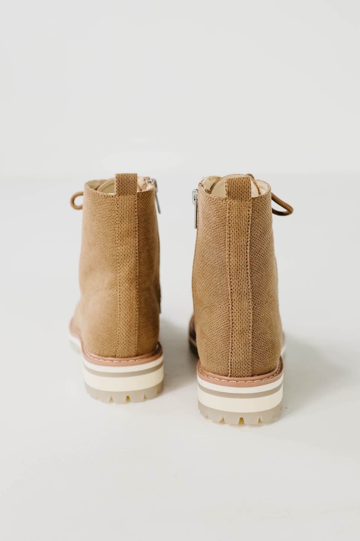 The Camilla Linen Military Bootie | Latte - Image 5