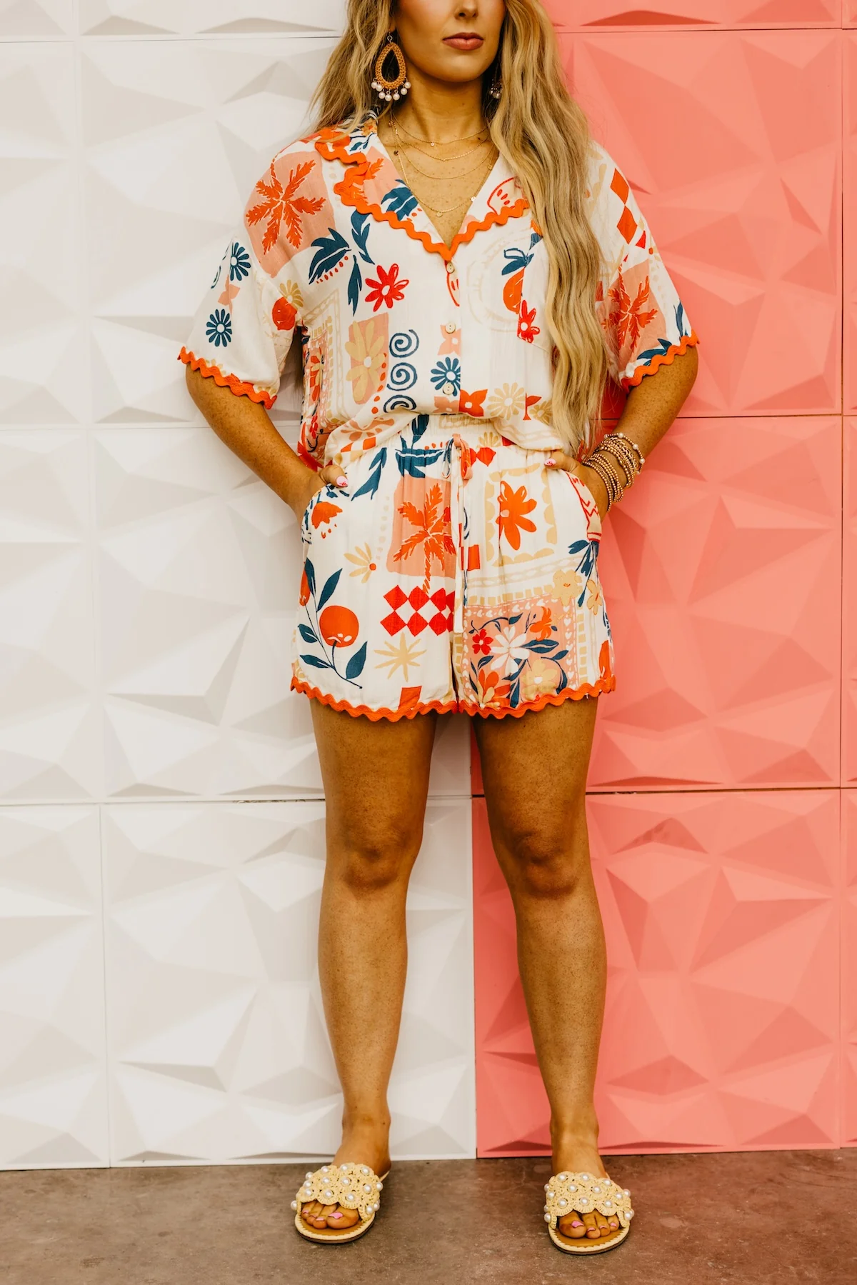 The Cason Floral And Fruit Shorts - Image 3