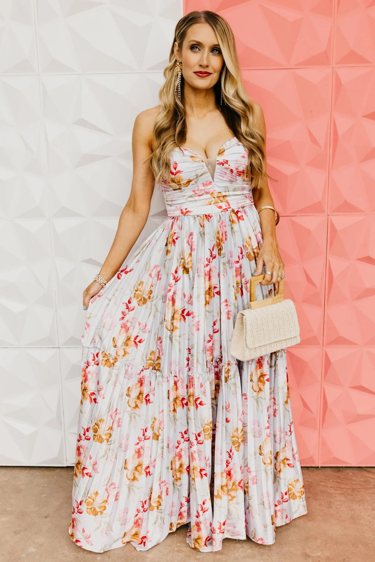 The Cassidy Floral Tiered Maxi Dress - Image 3