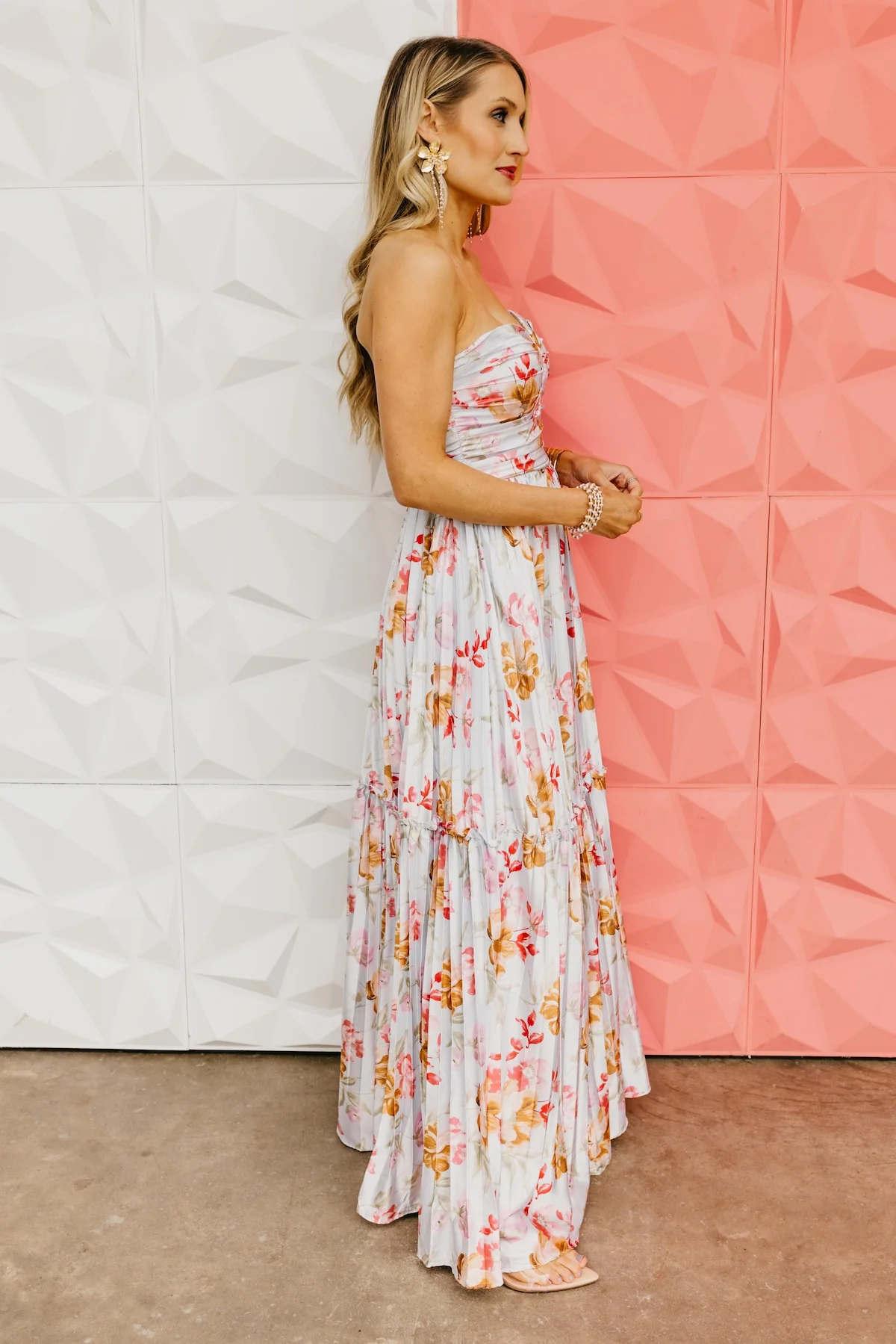 The Cassidy Floral Tiered Maxi Dress - Image 9