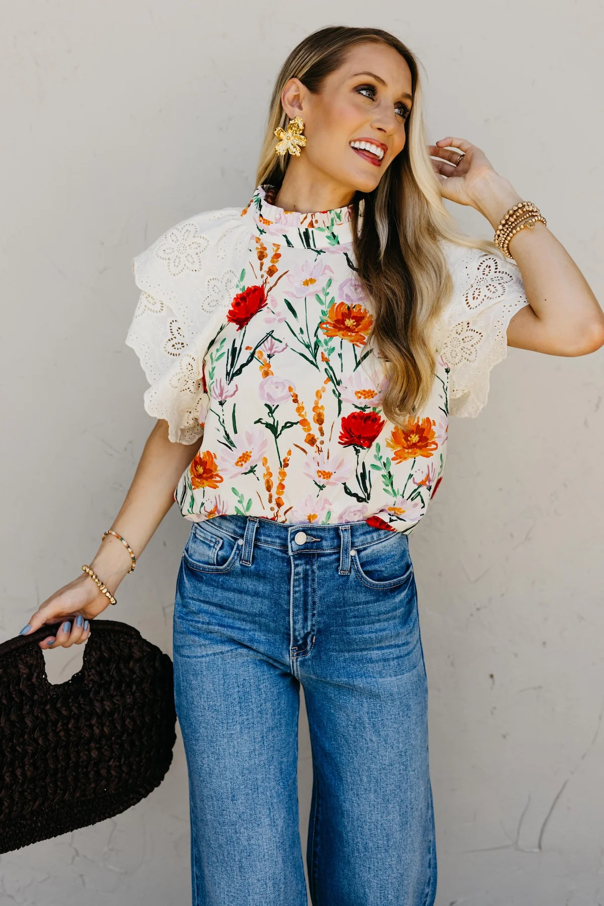The Celeste Floral Lace Top - Image 4